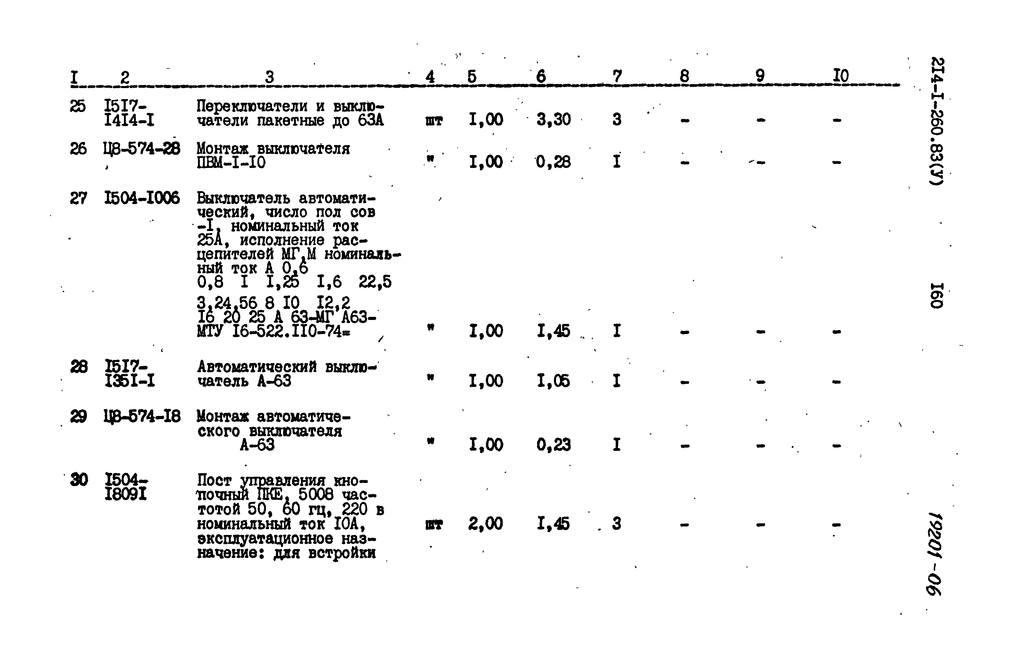 Типовой проект 214-1-260.83