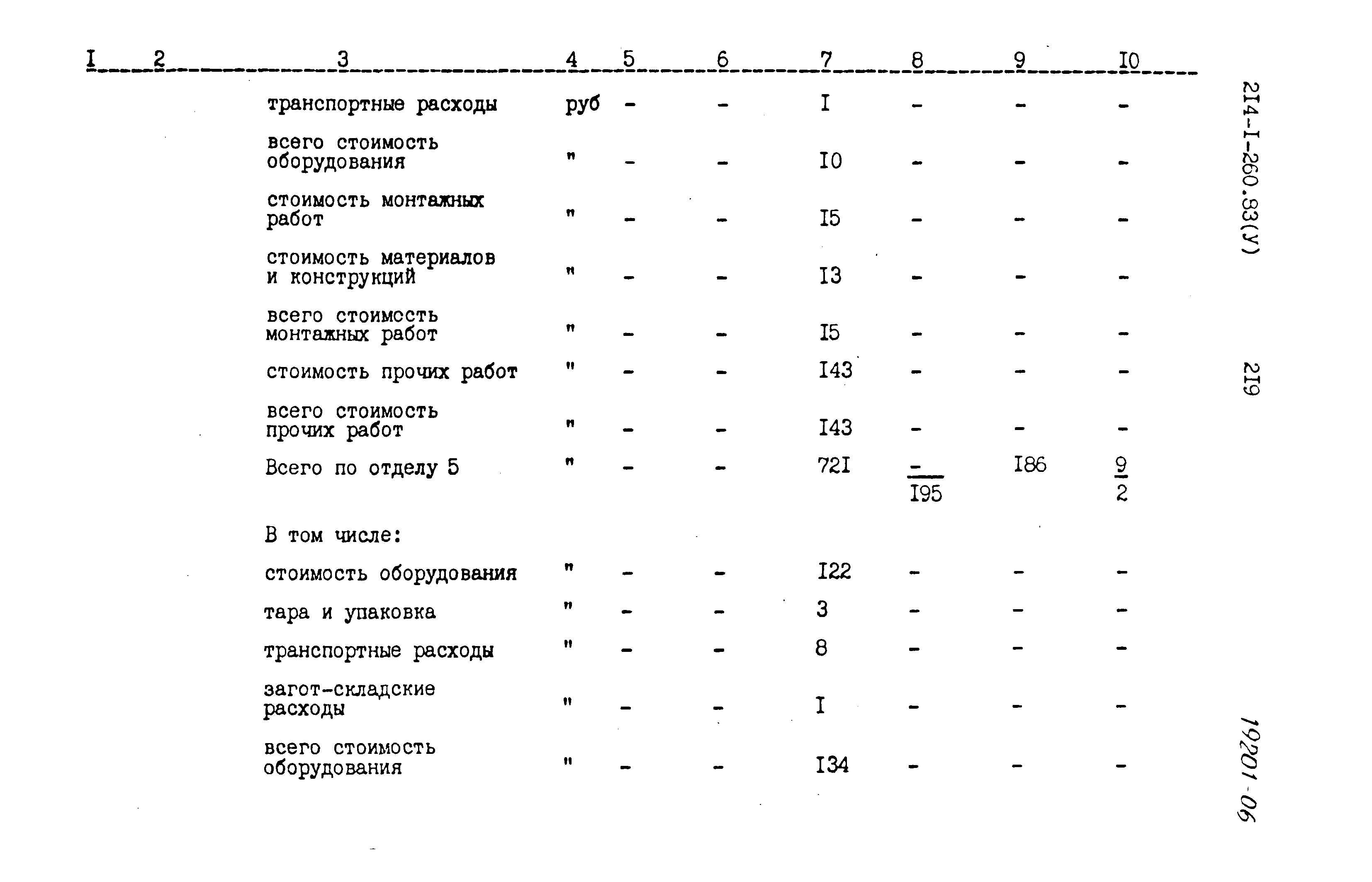 Типовой проект 214-1-260.83