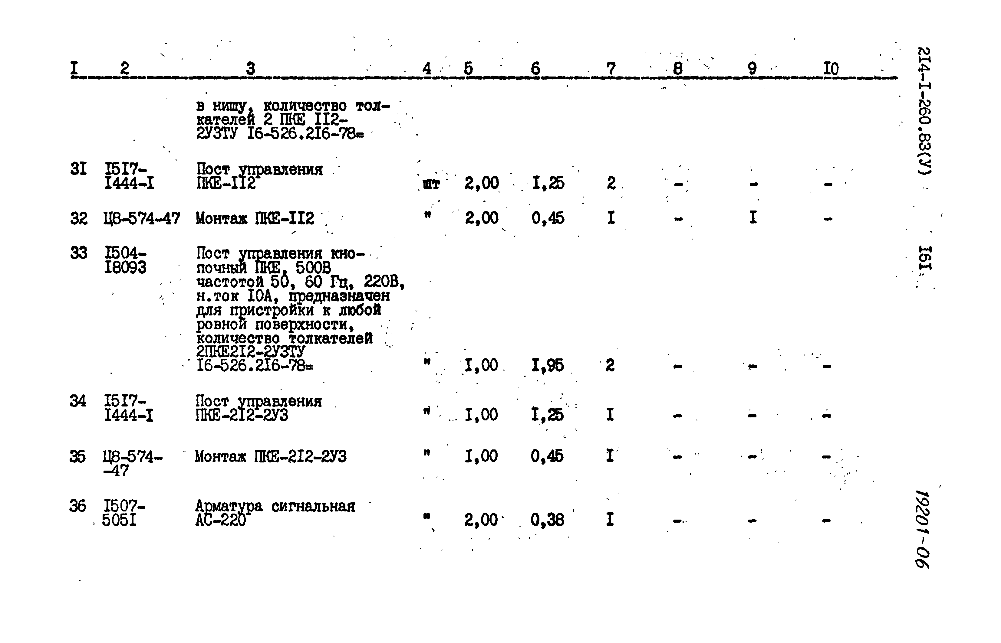 Типовой проект 214-1-260.83