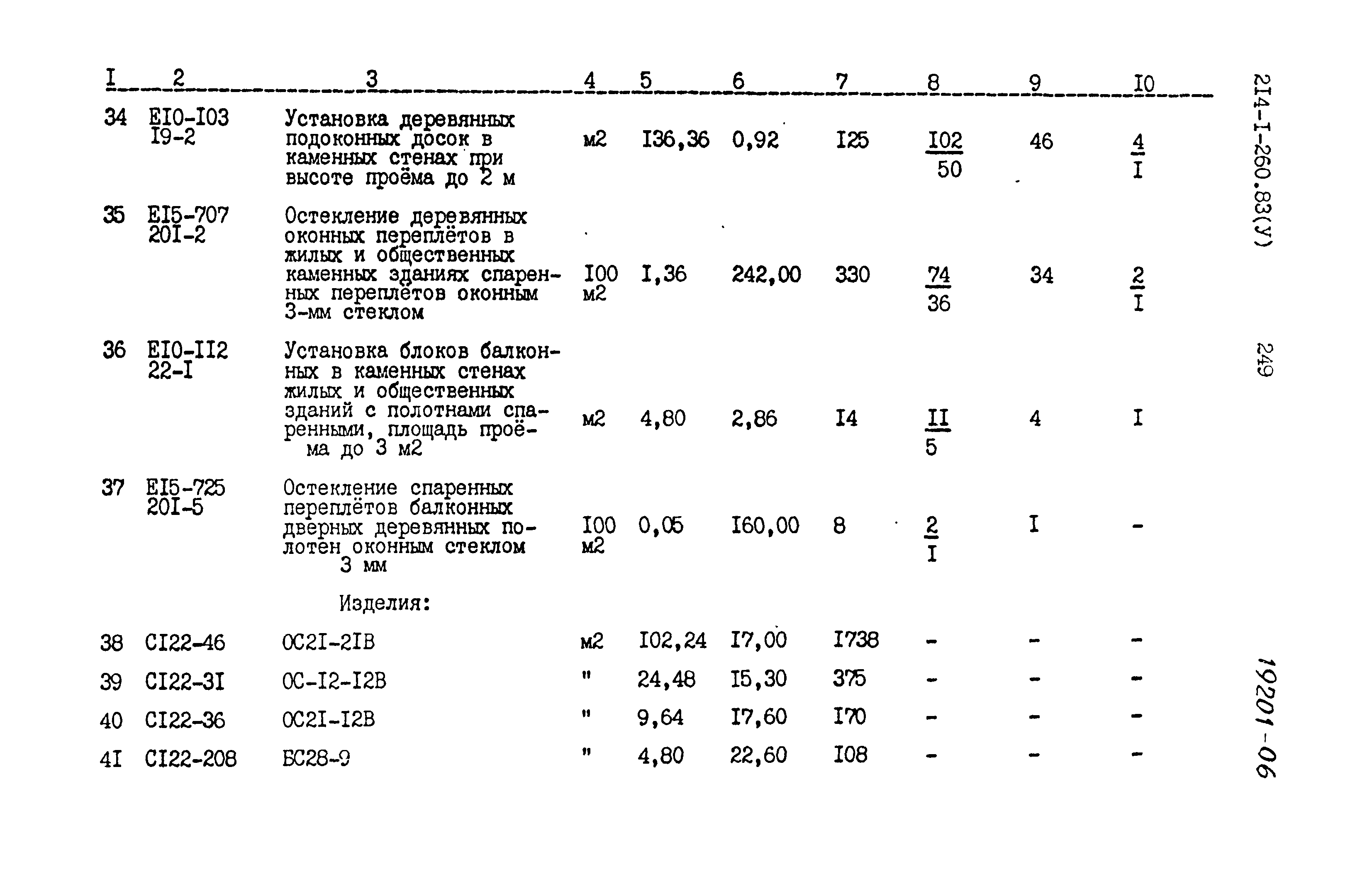 Типовой проект 214-1-260.83