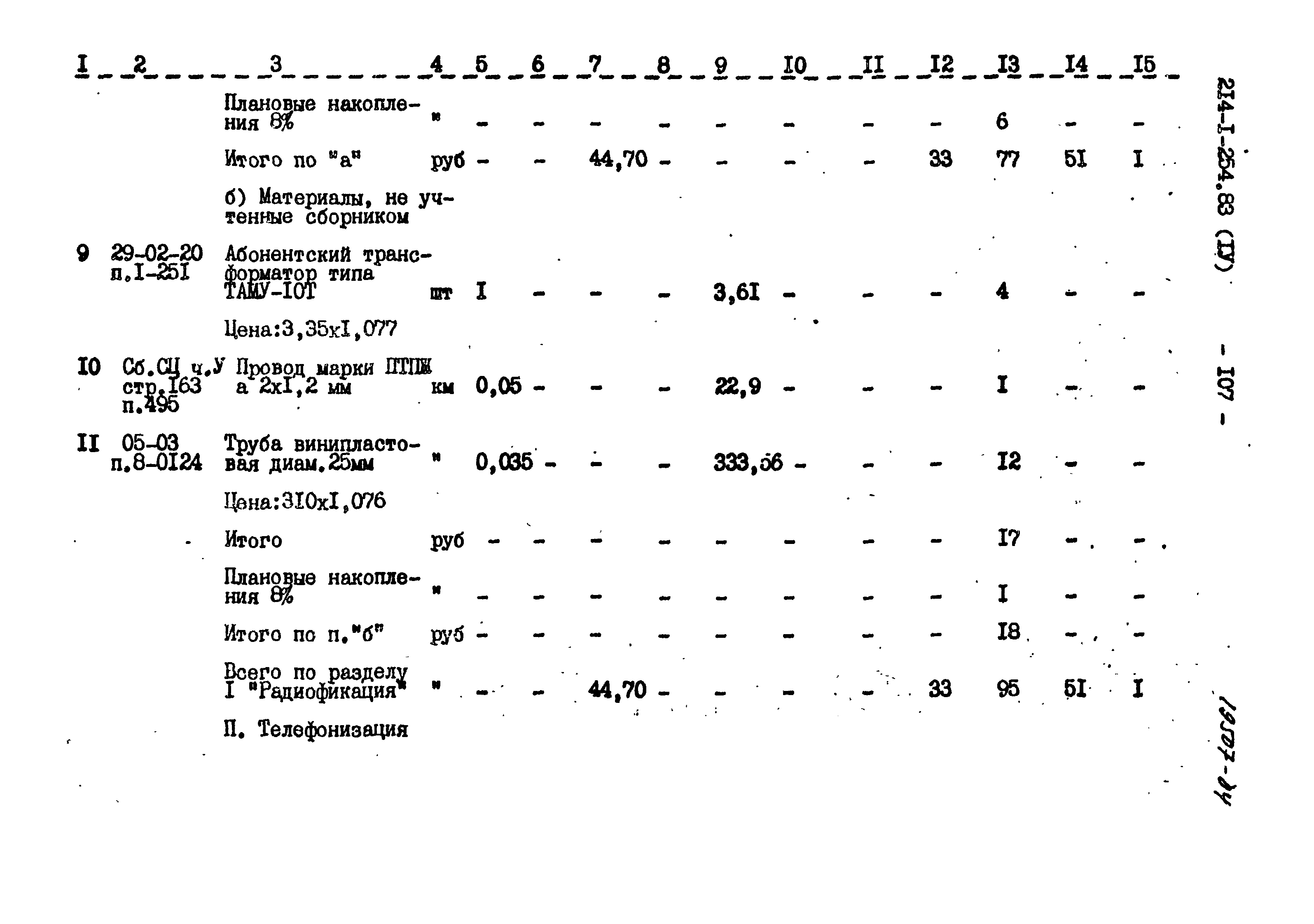 Типовой проект 214-1-254.83