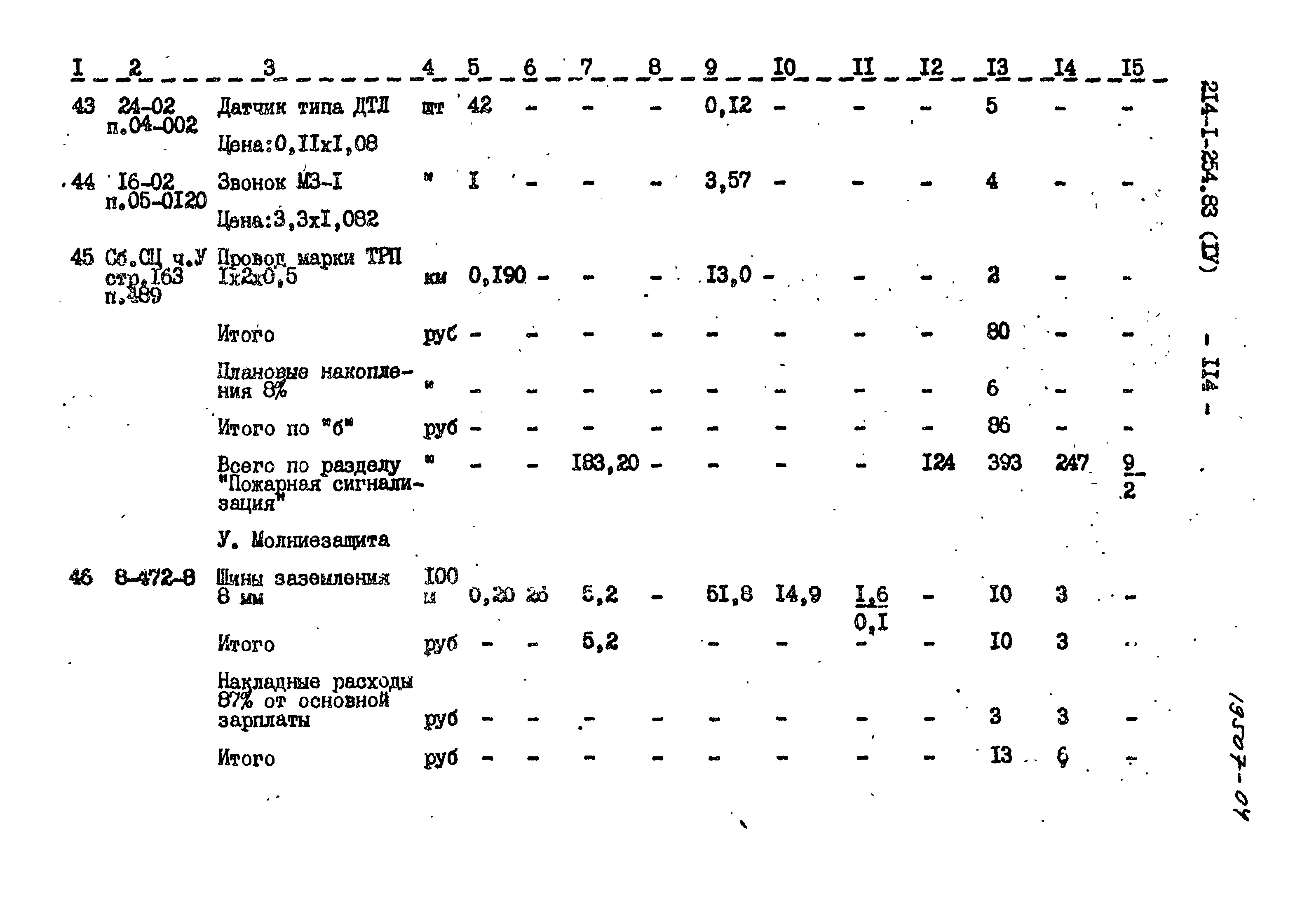 Типовой проект 214-1-254.83