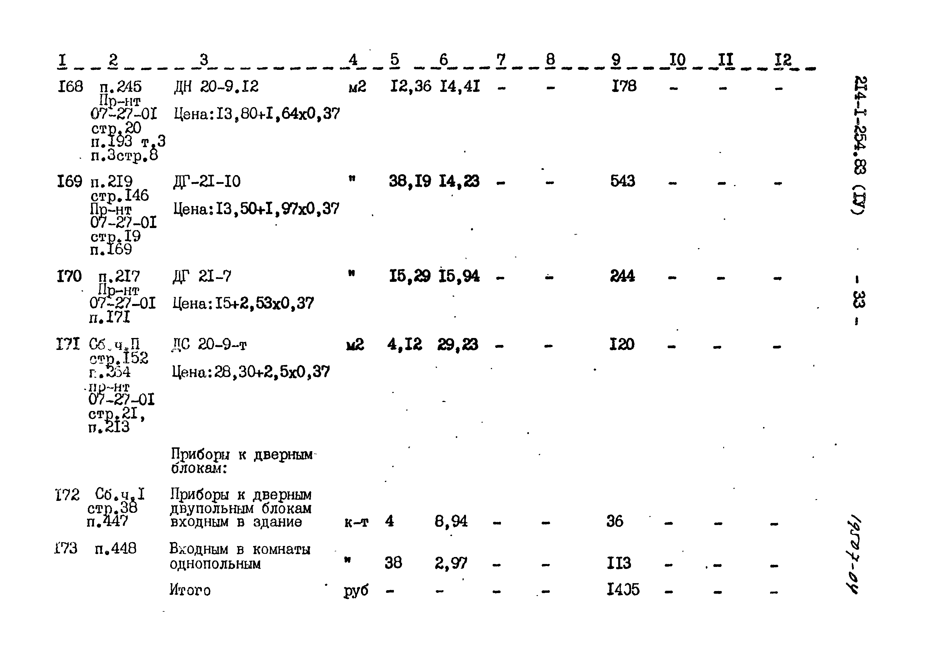 Типовой проект 214-1-254.83