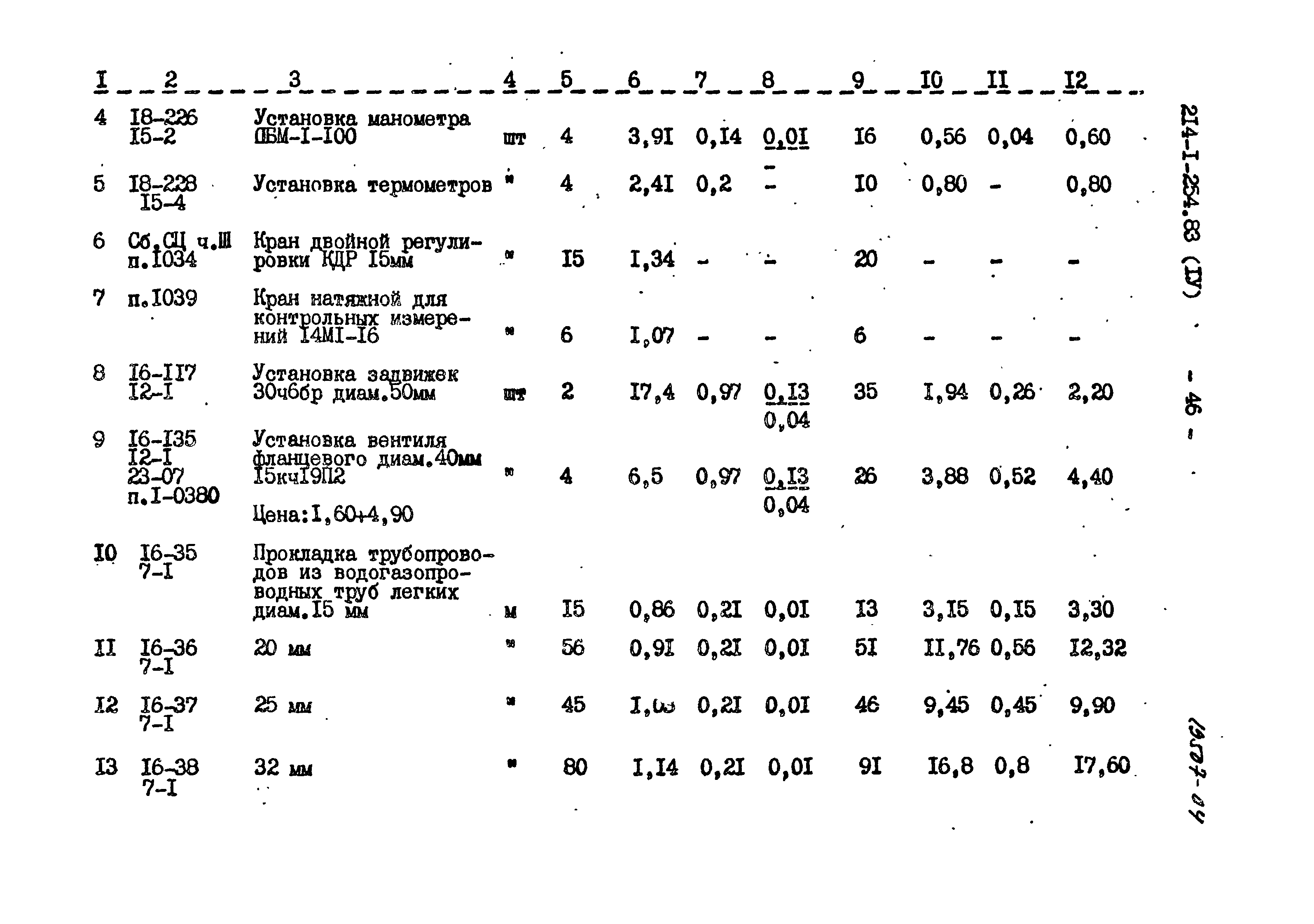 Типовой проект 214-1-254.83