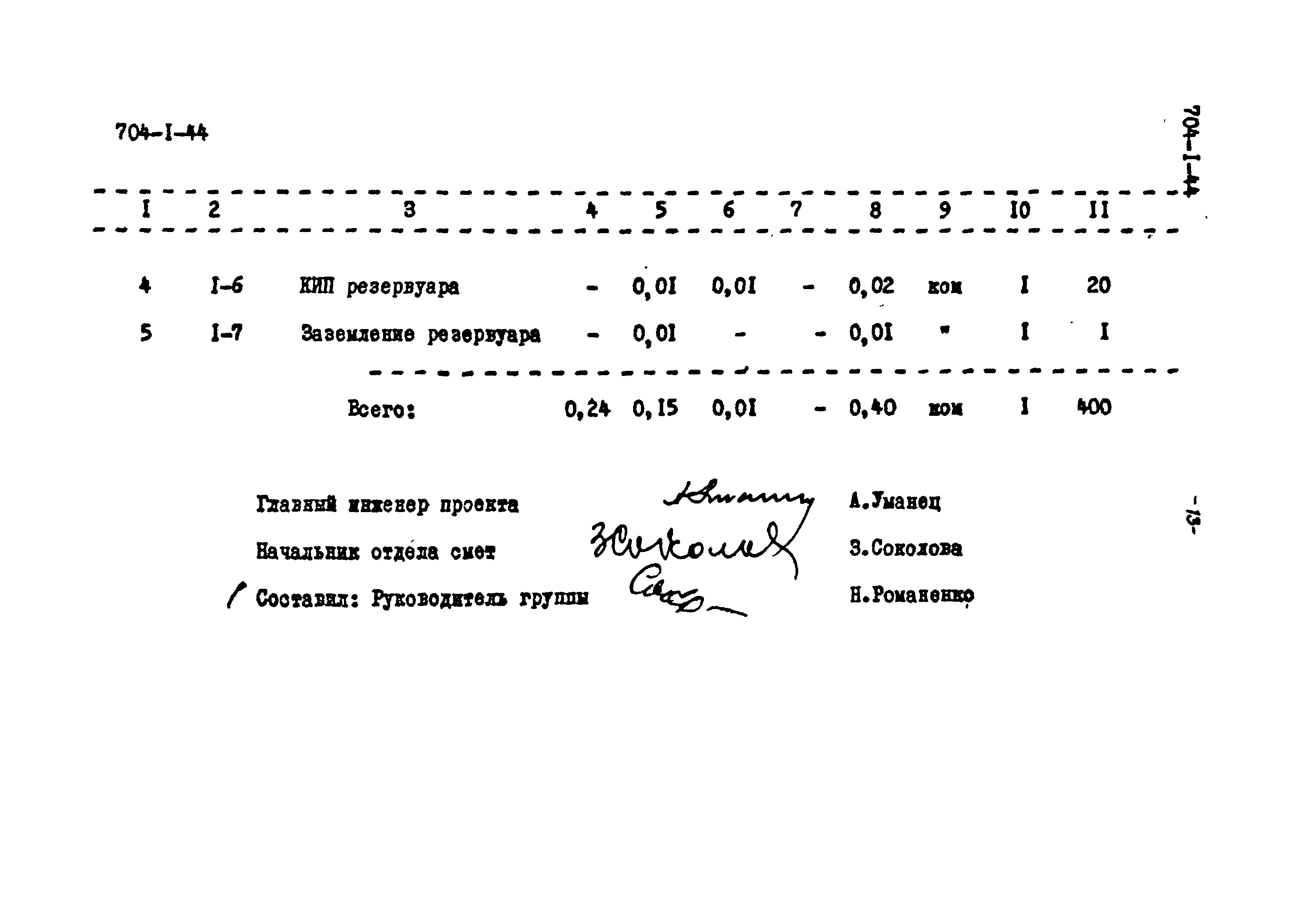 Типовой проект 704-1-44