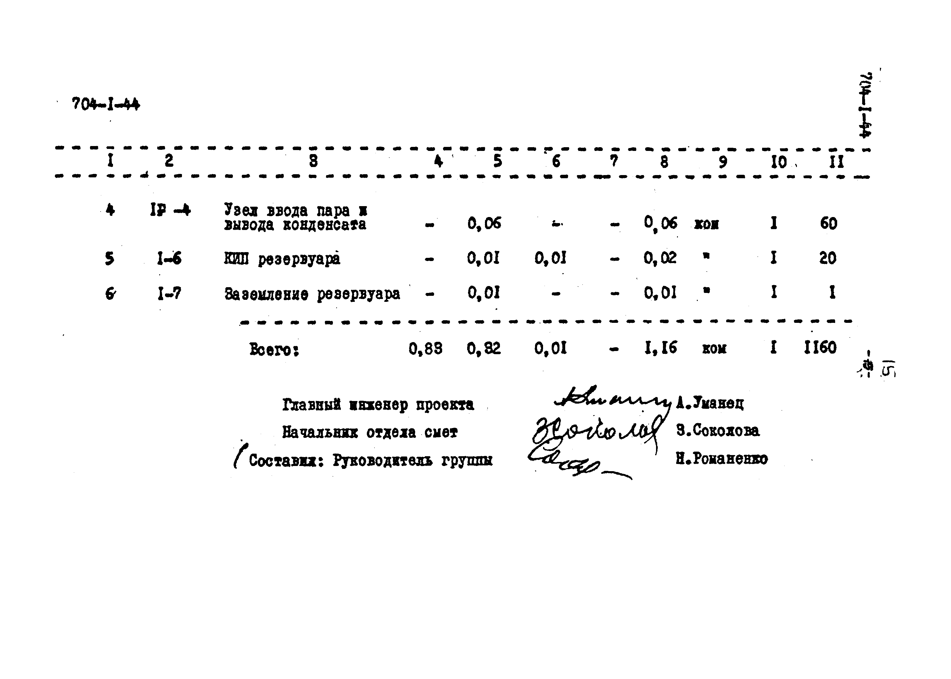 Типовой проект 704-1-44