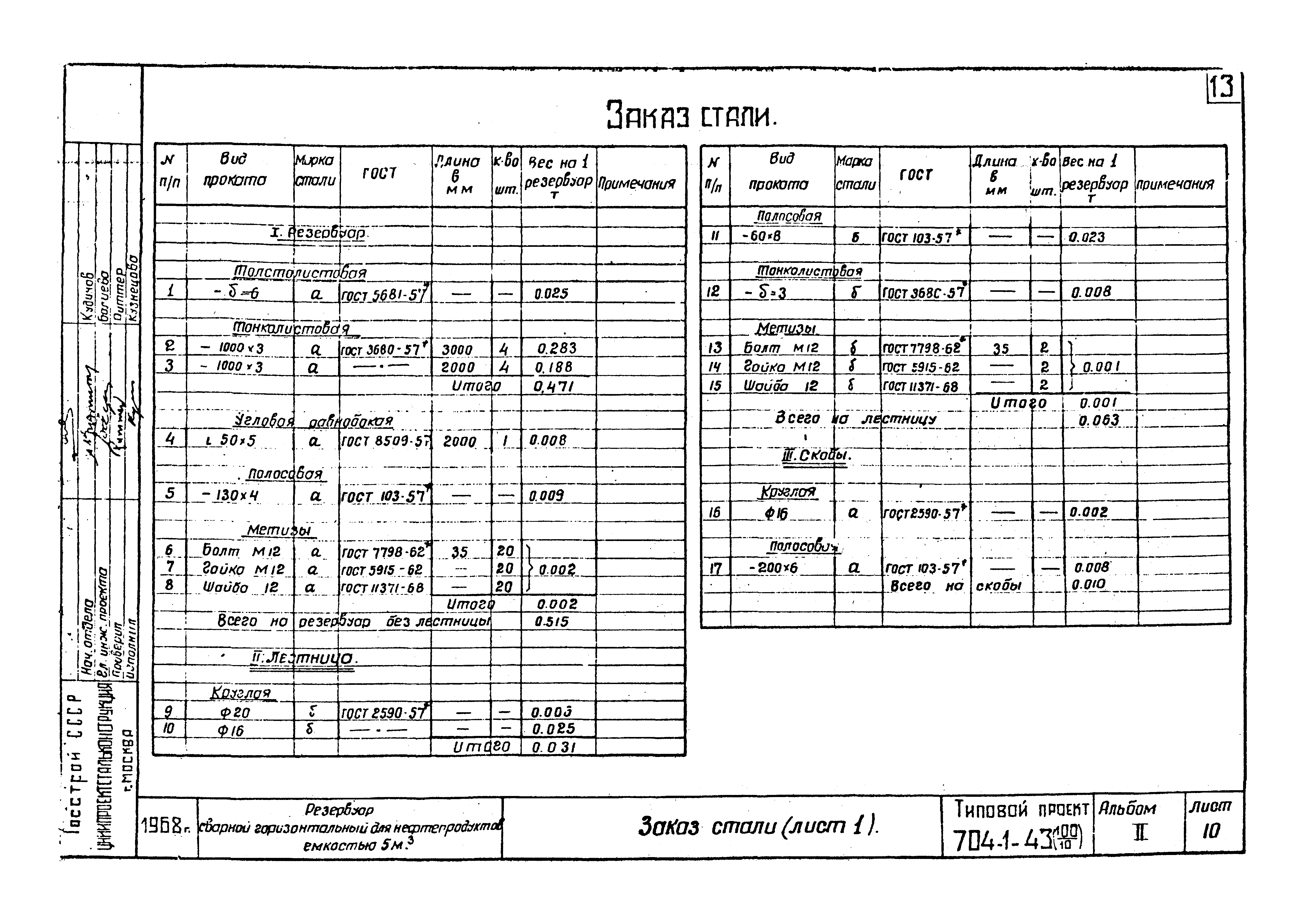 Типовой проект 704-1-43