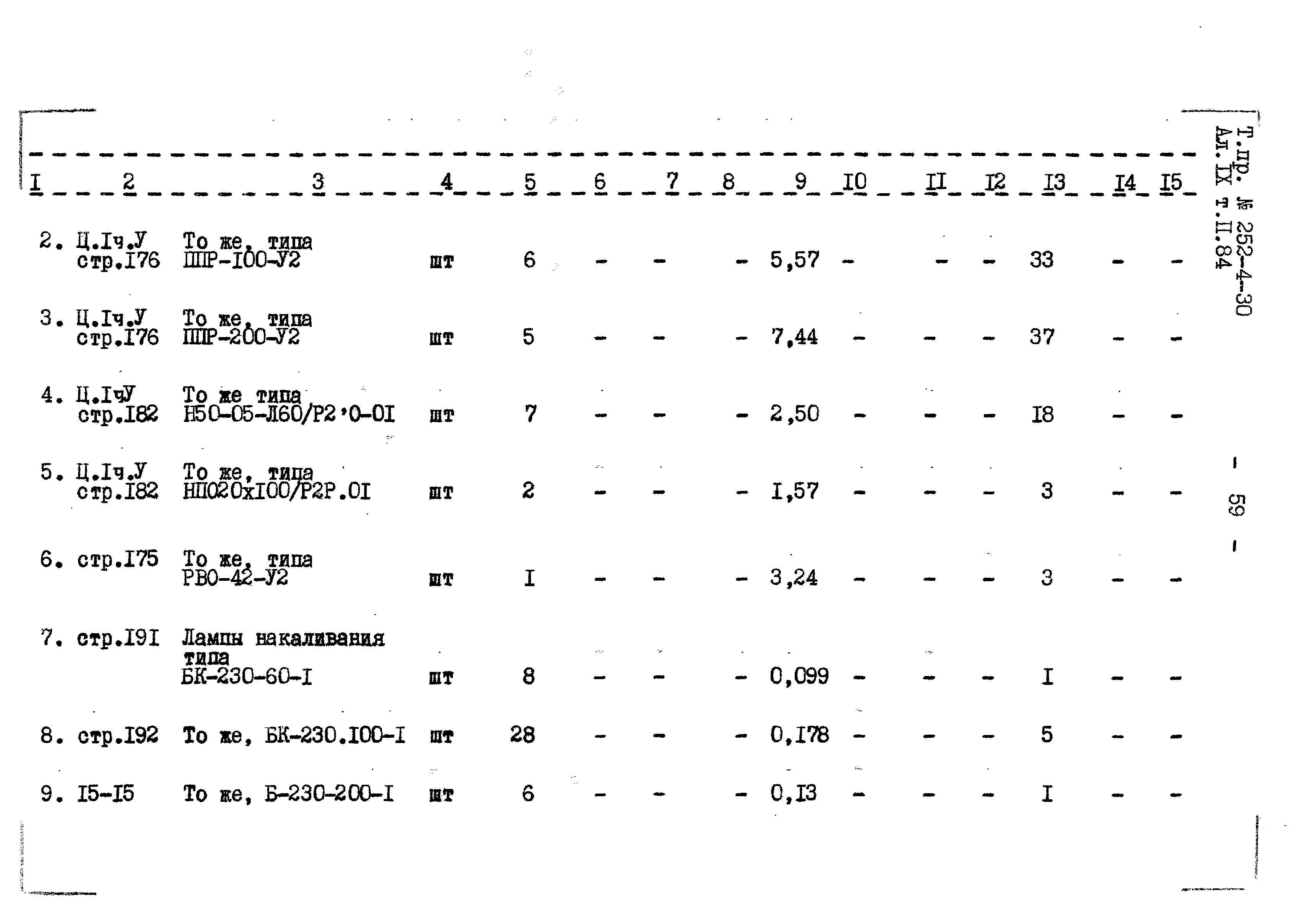 Типовой проект 252-4-30