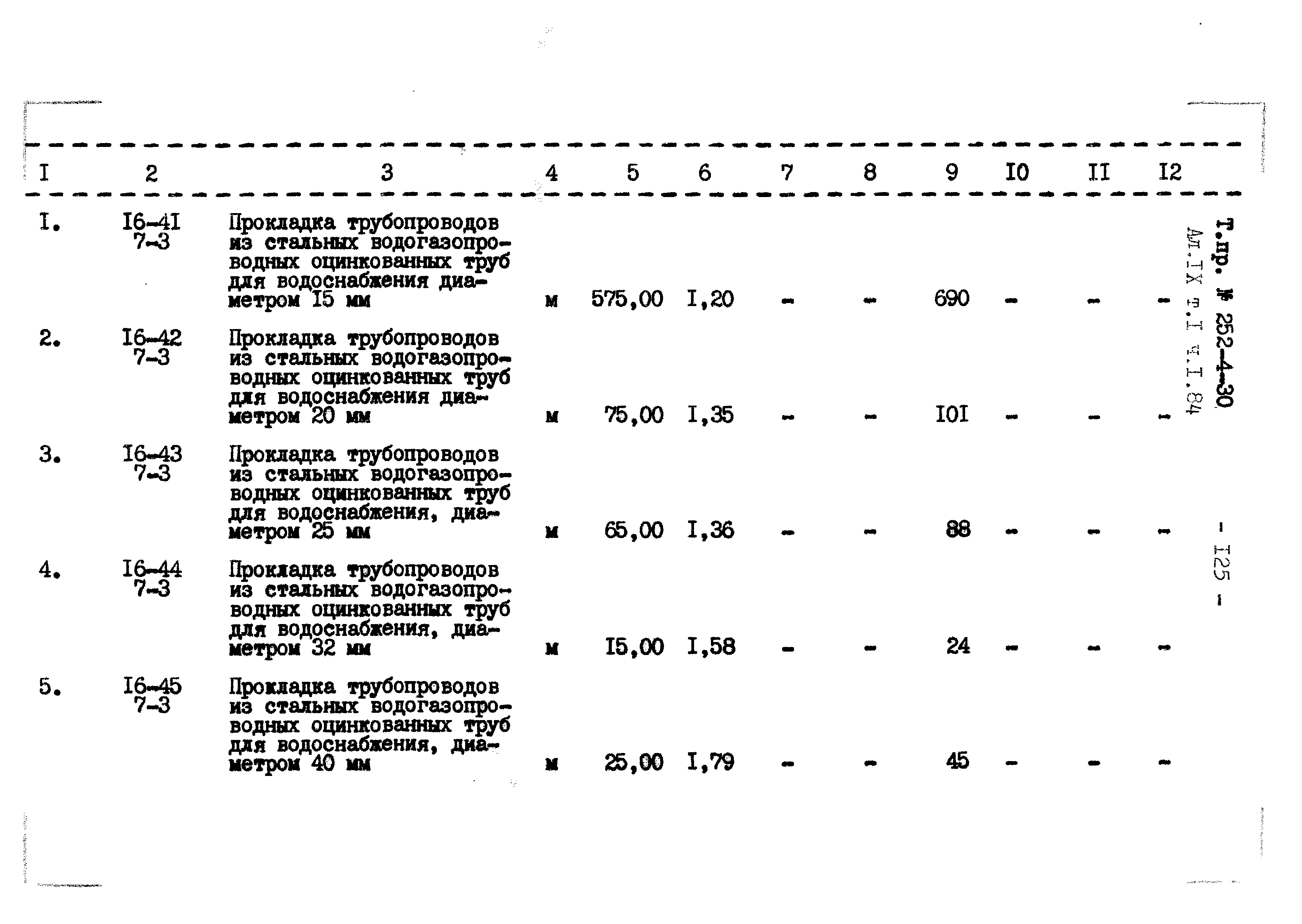 Типовой проект 252-4-30