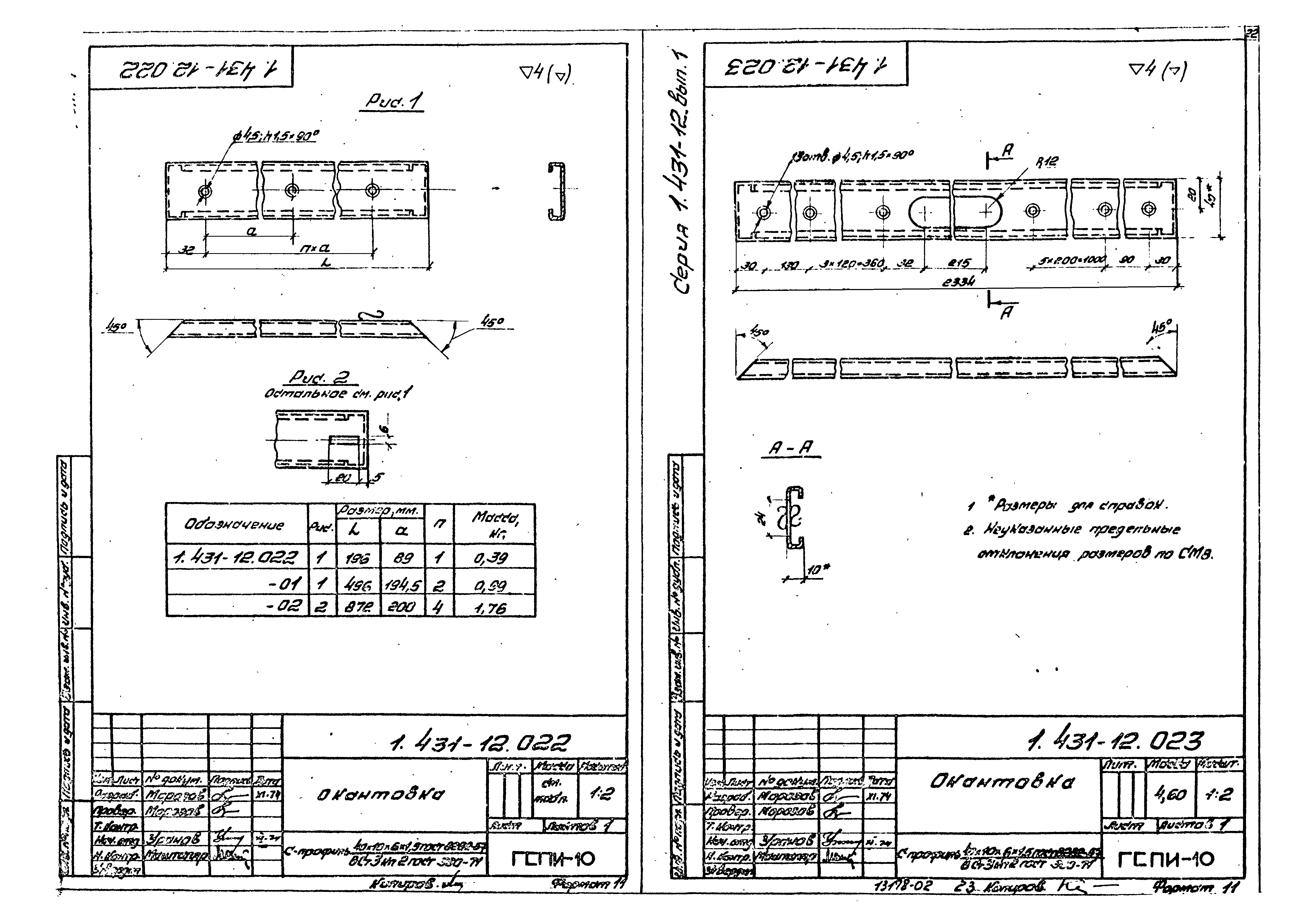 Серия 1.431-12