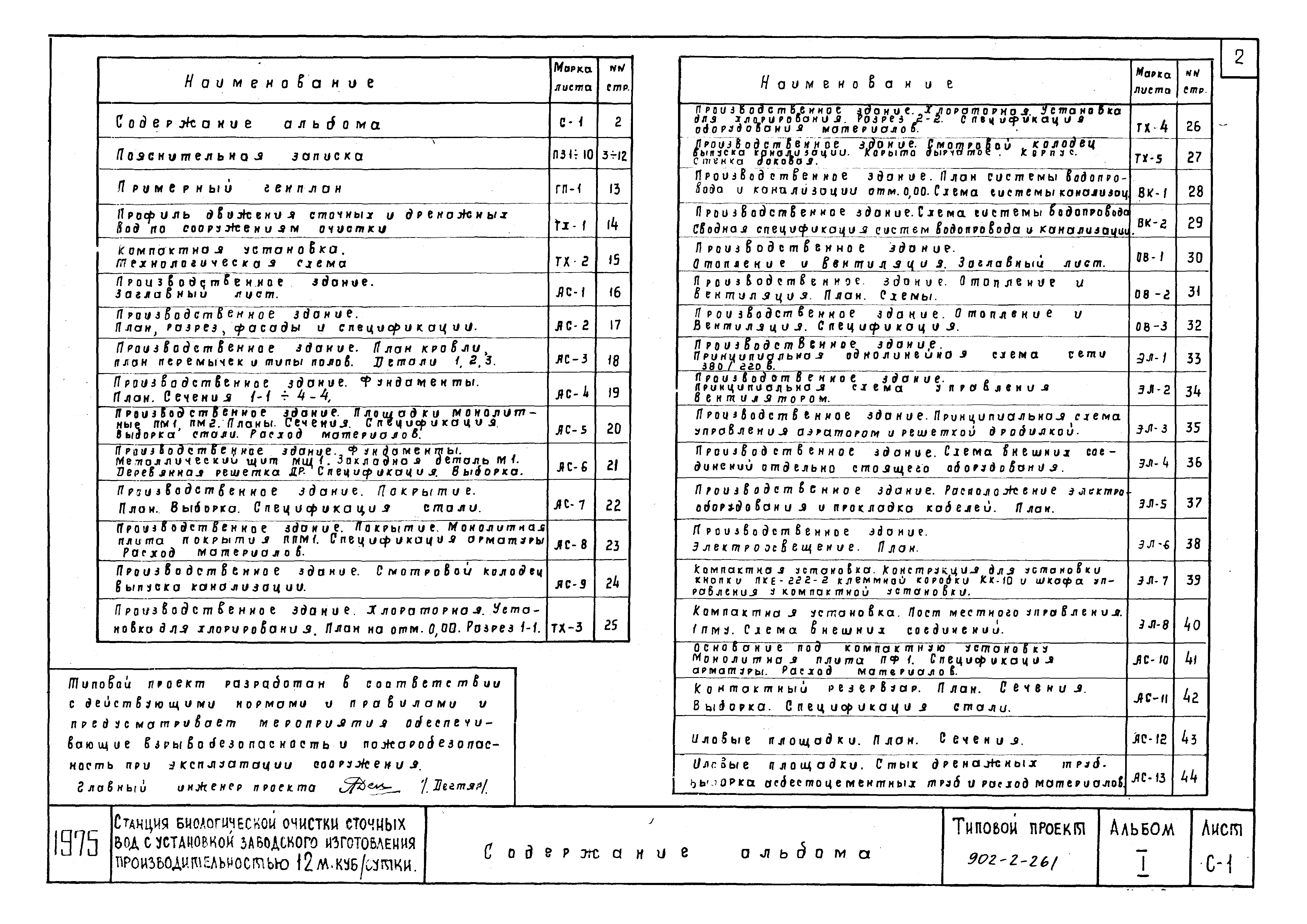 Типовой проект 902-2-261