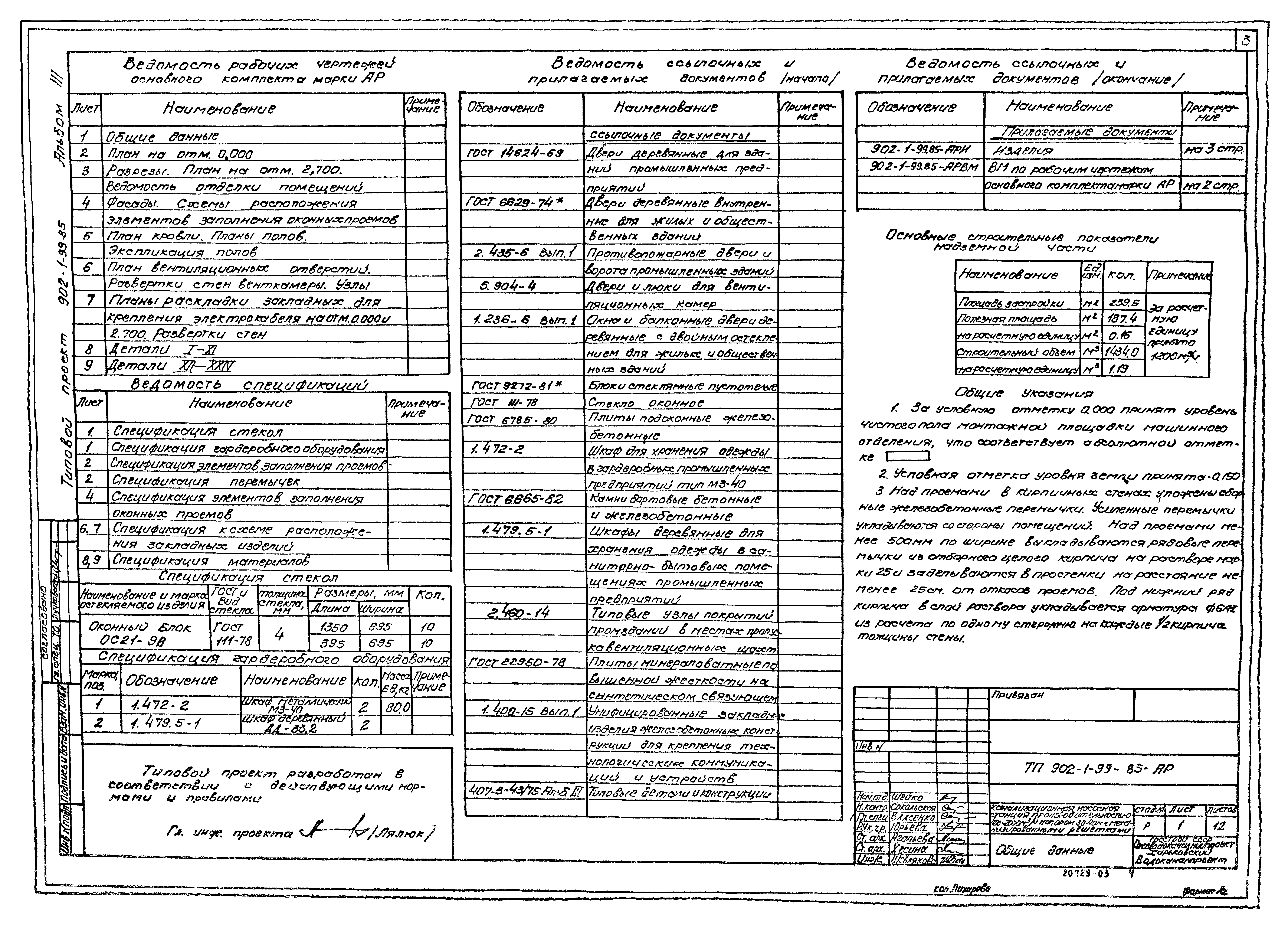Типовой проект 902-1-103.85