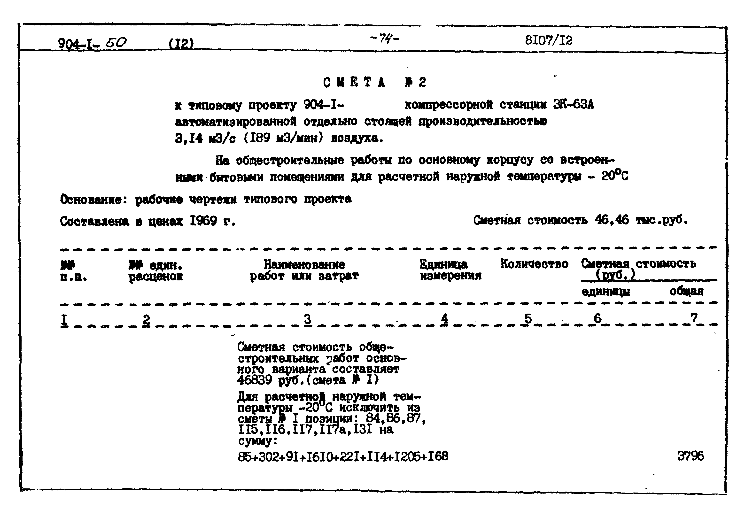 Типовой проект 904-1-50
