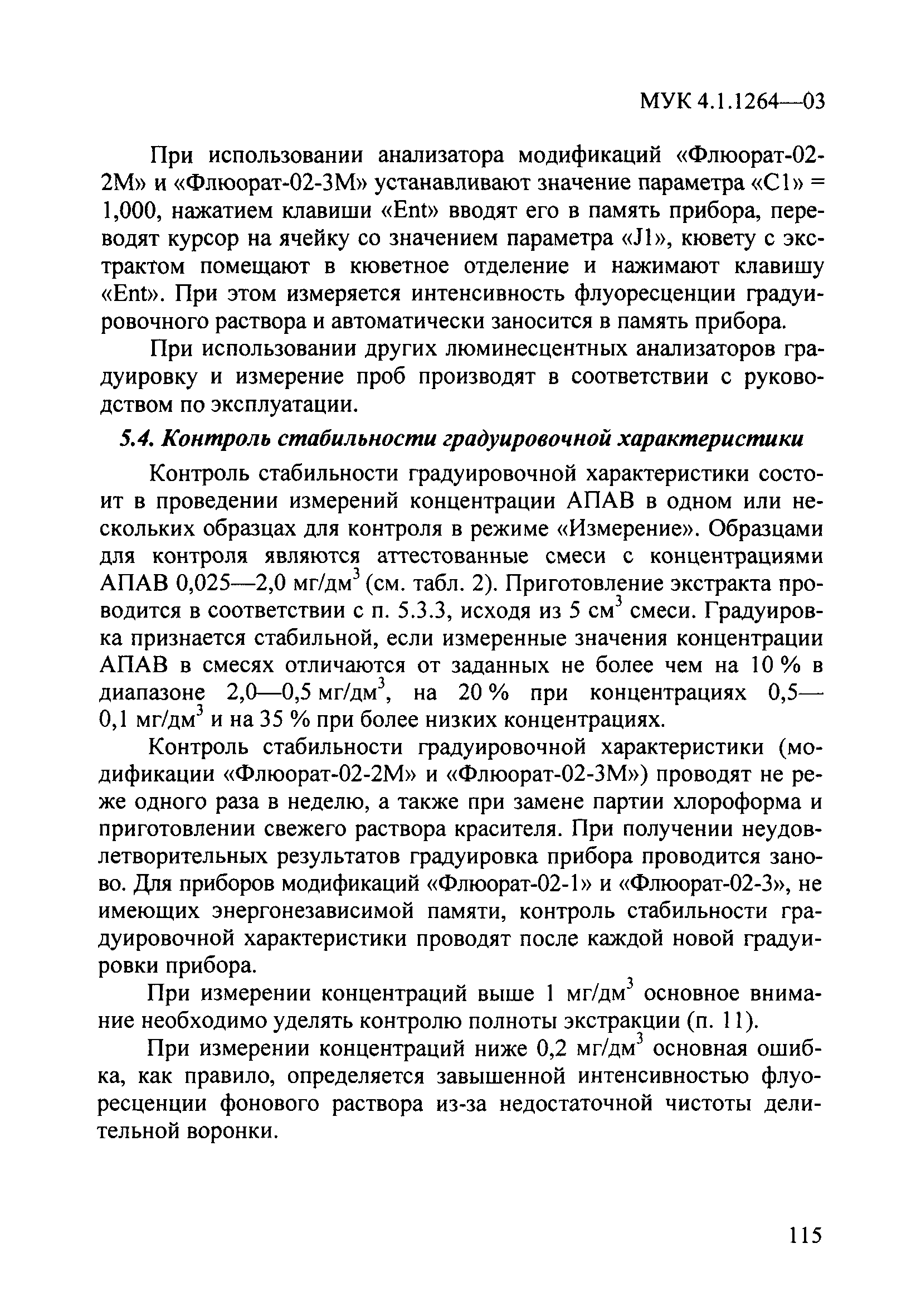 МУК 4.1.1264-03