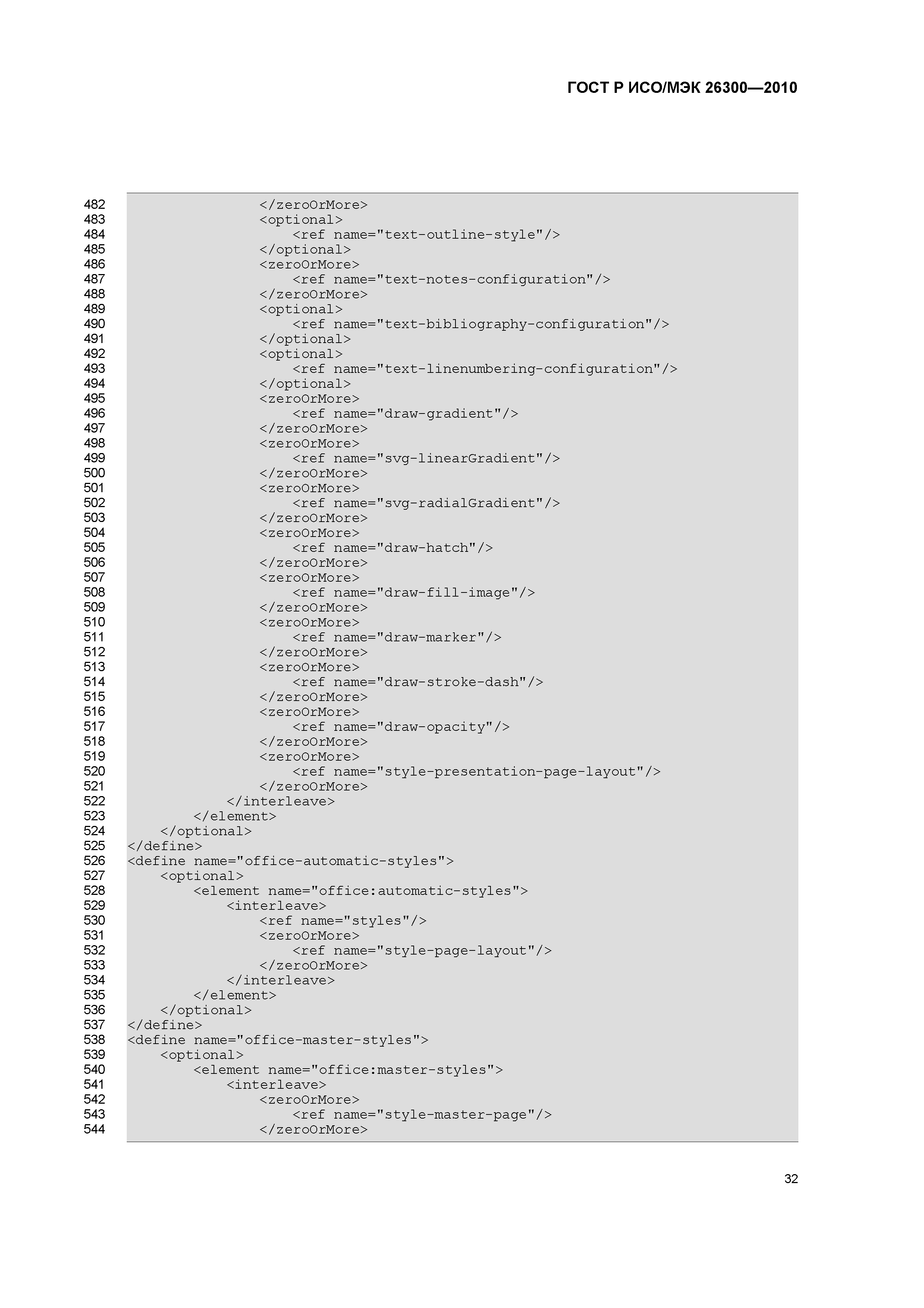 ГОСТ Р ИСО/МЭК 26300-2010