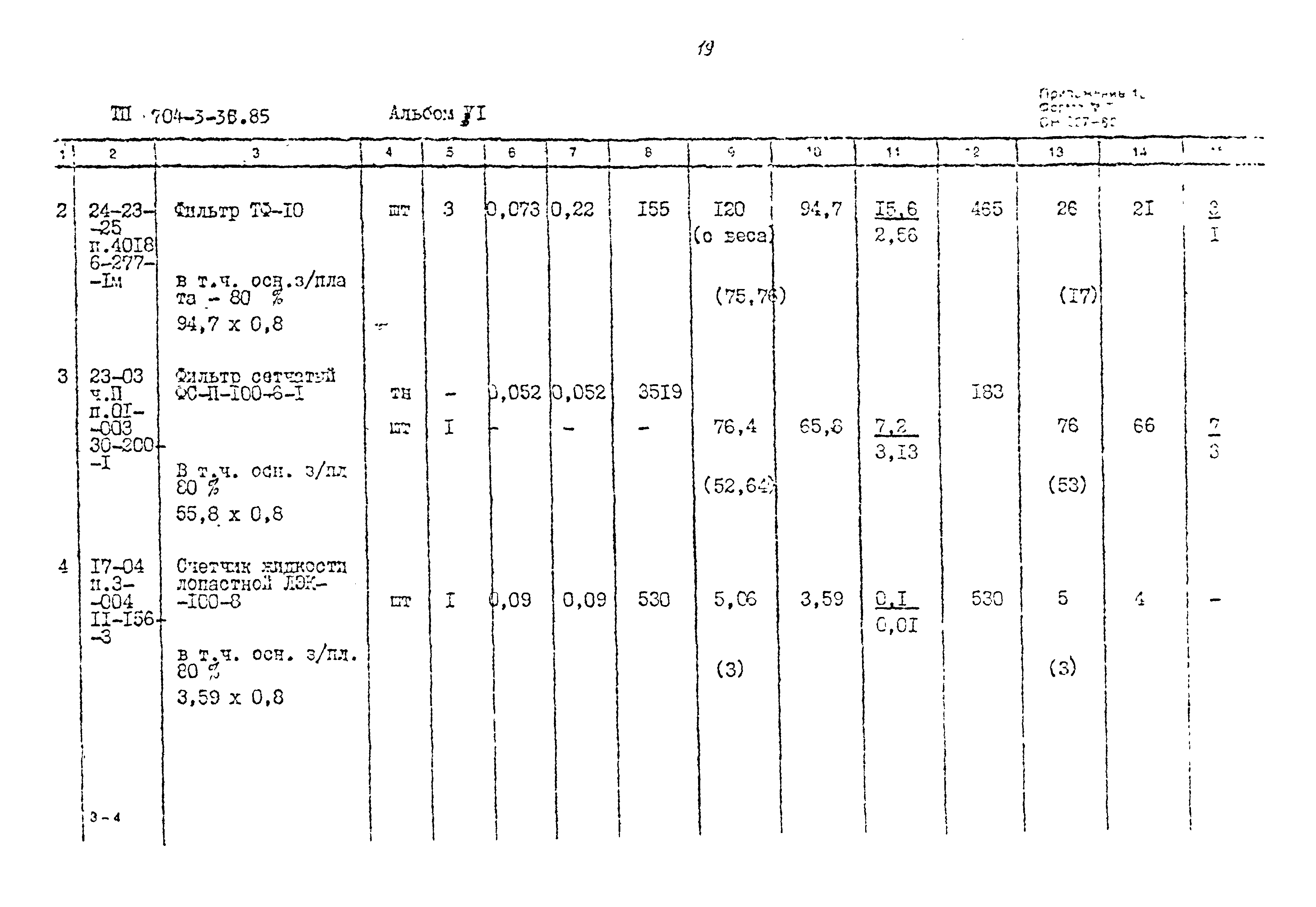 Типовой проект 704-3-36.85