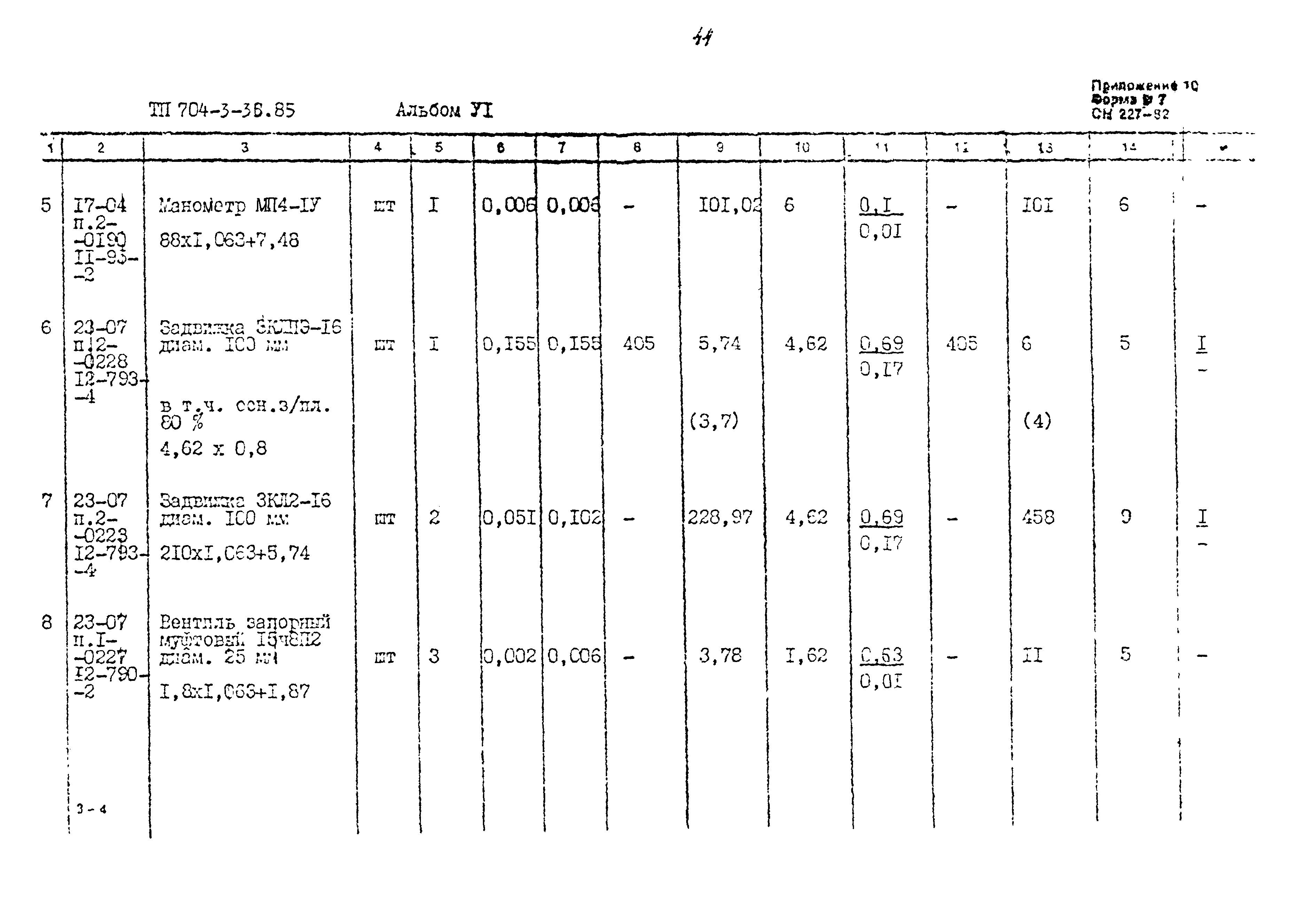 Типовой проект 704-3-36.85