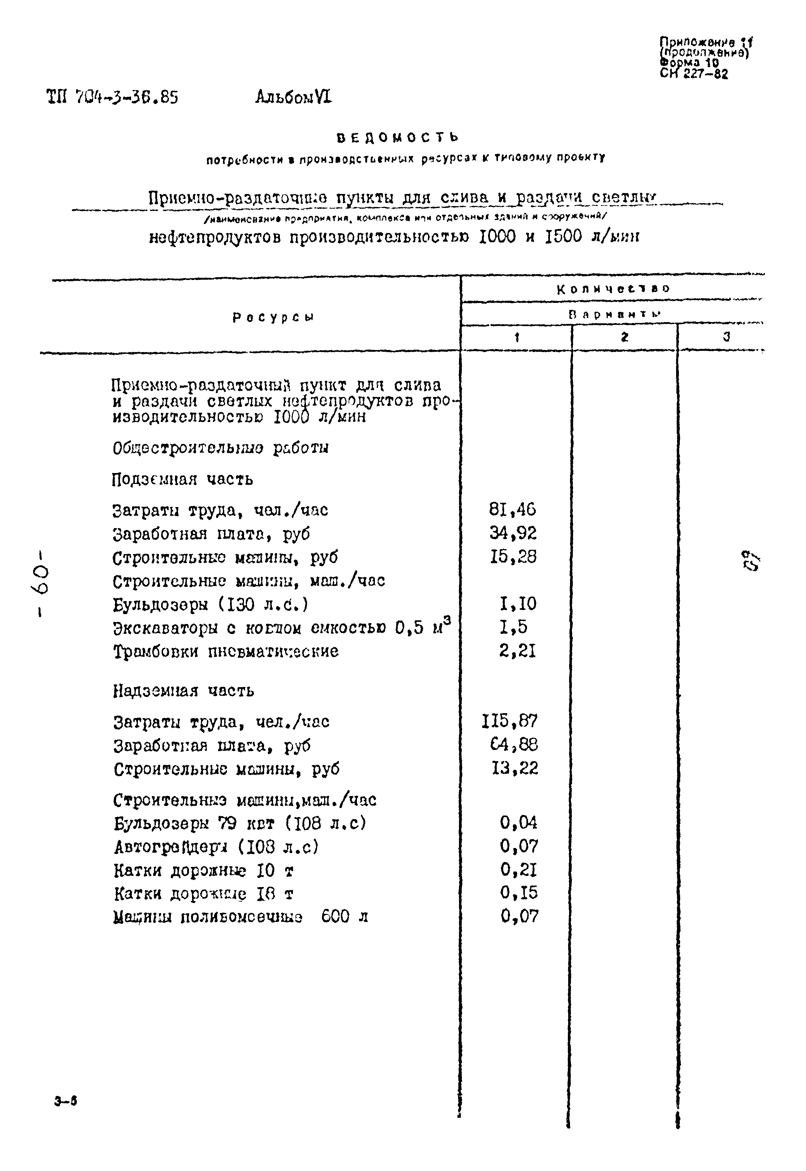 Типовой проект 704-3-36.85