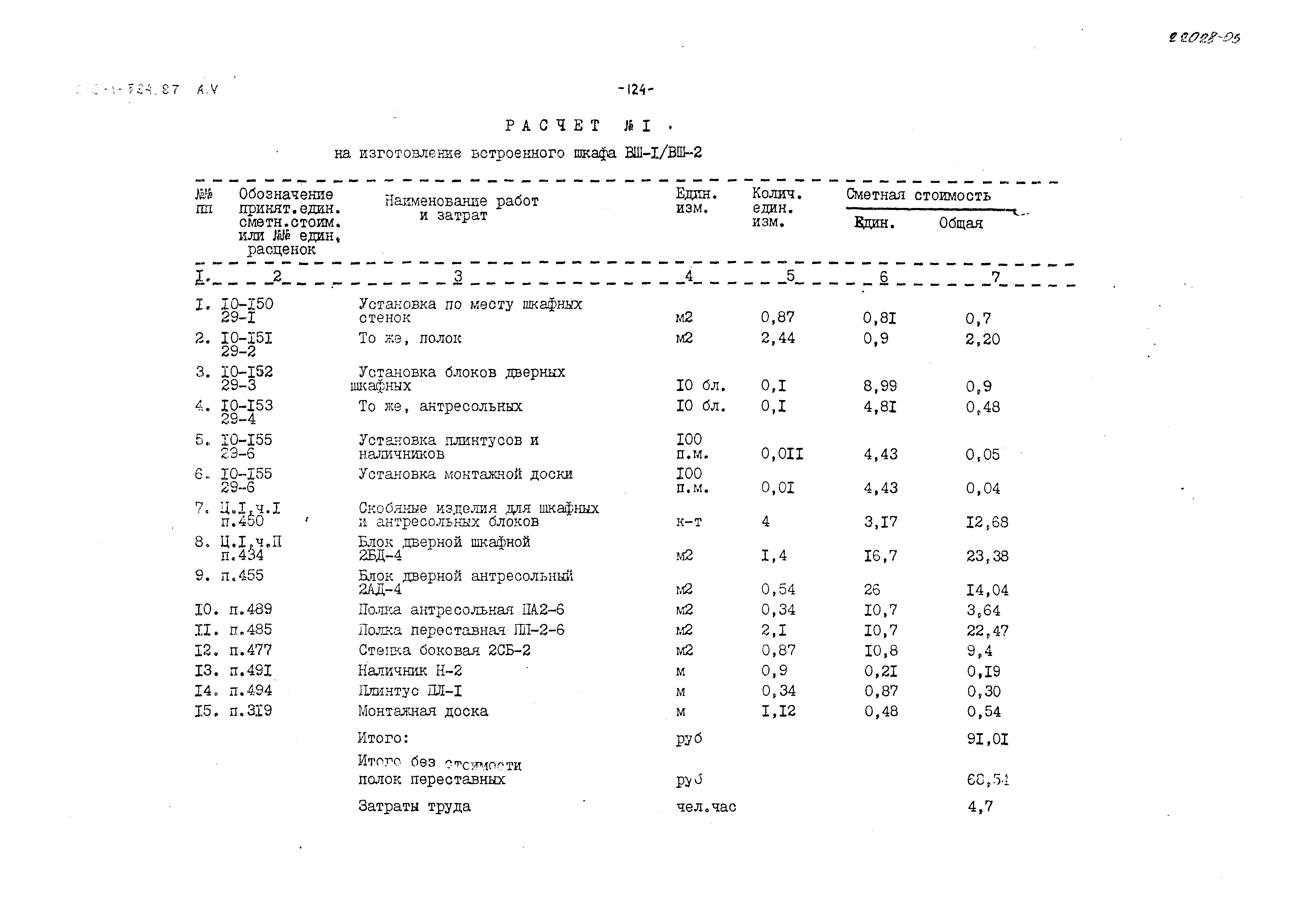 Типовой проект 218-1-384.87