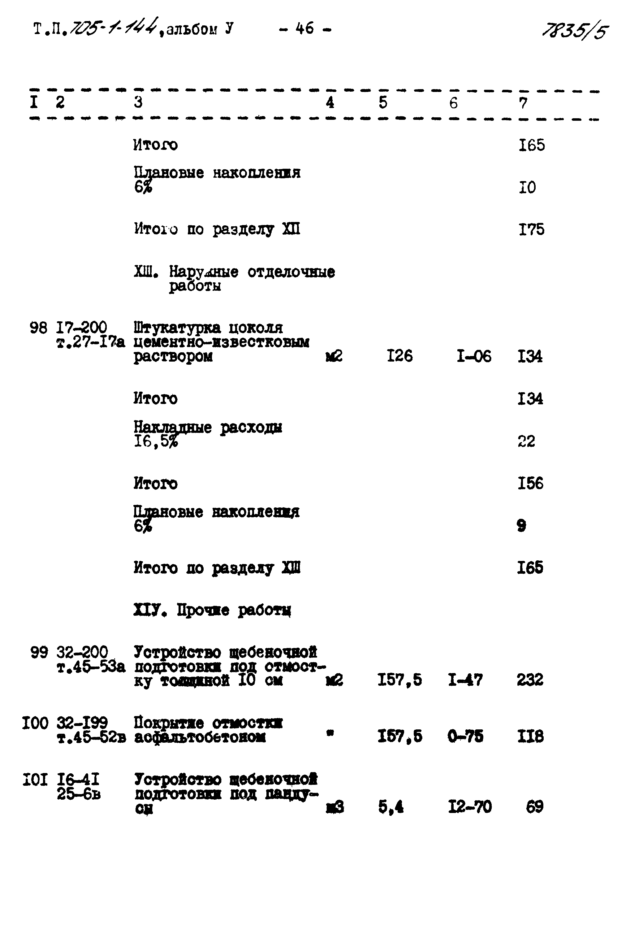 Типовой проект 705-1-144