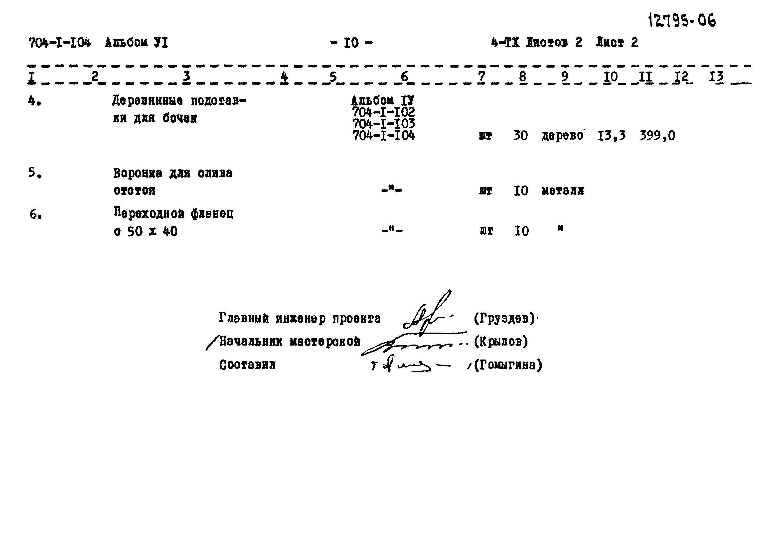 Типовой проект 704-1-104