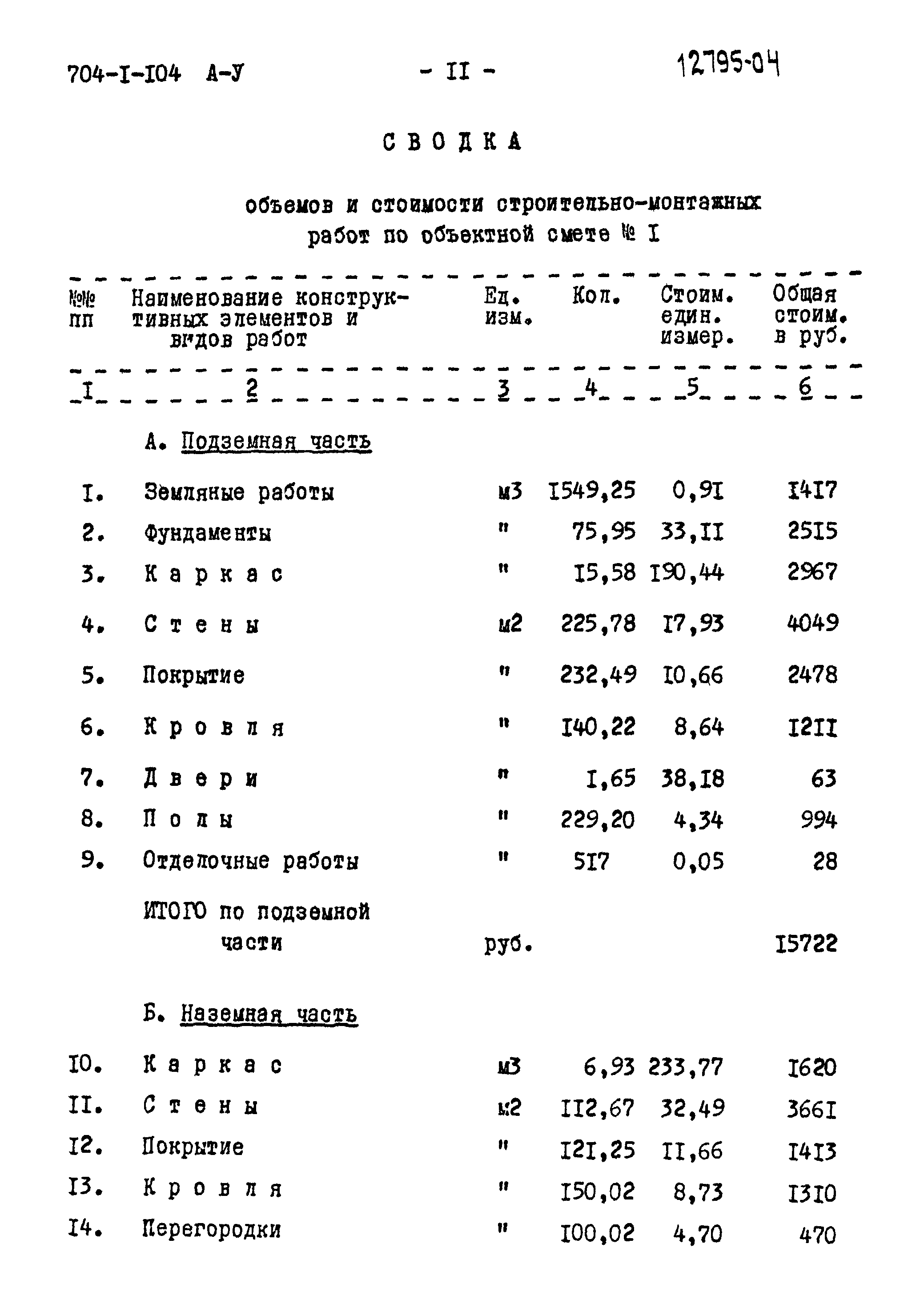 Типовой проект 704-1-104