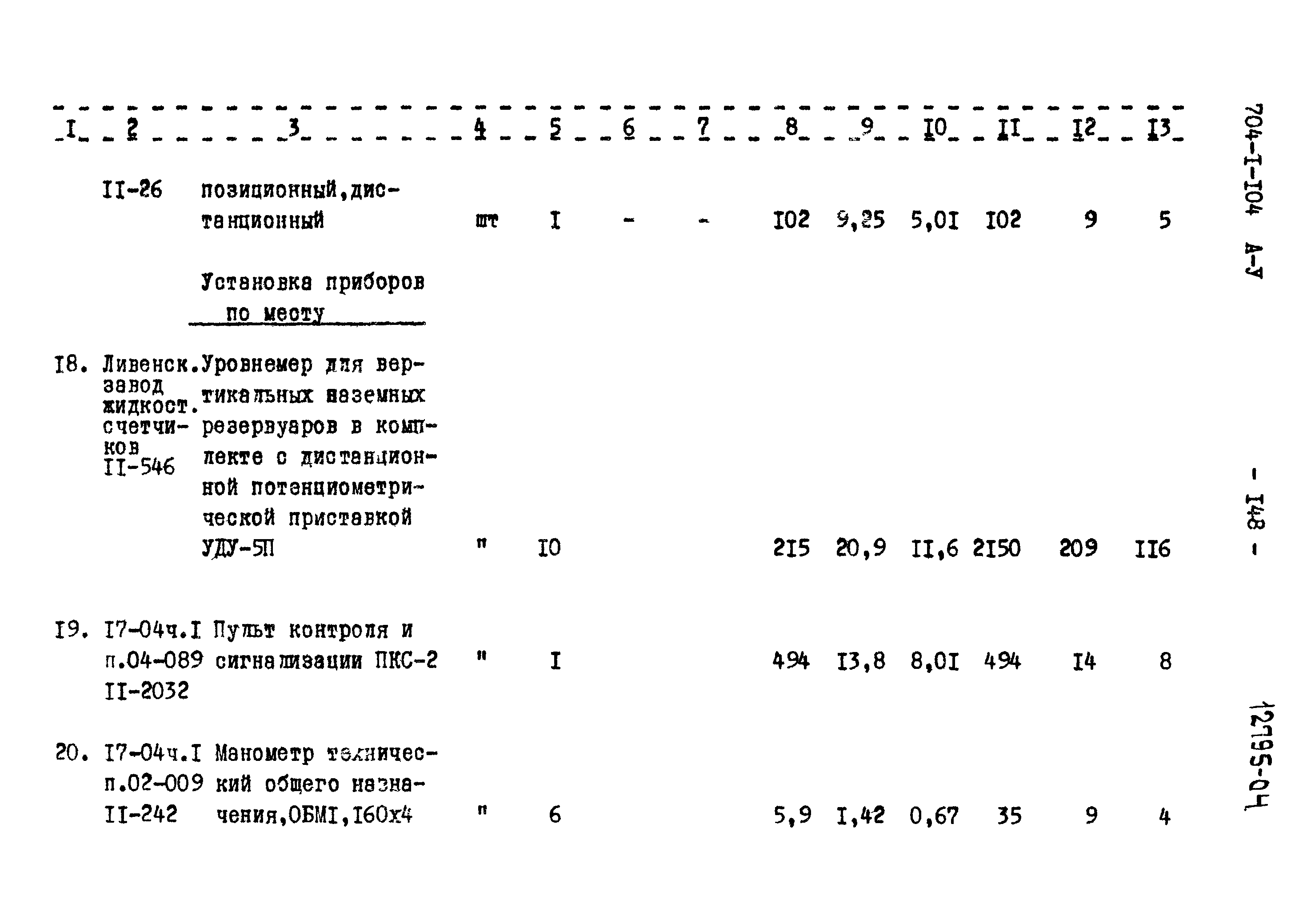 Типовой проект 704-1-104