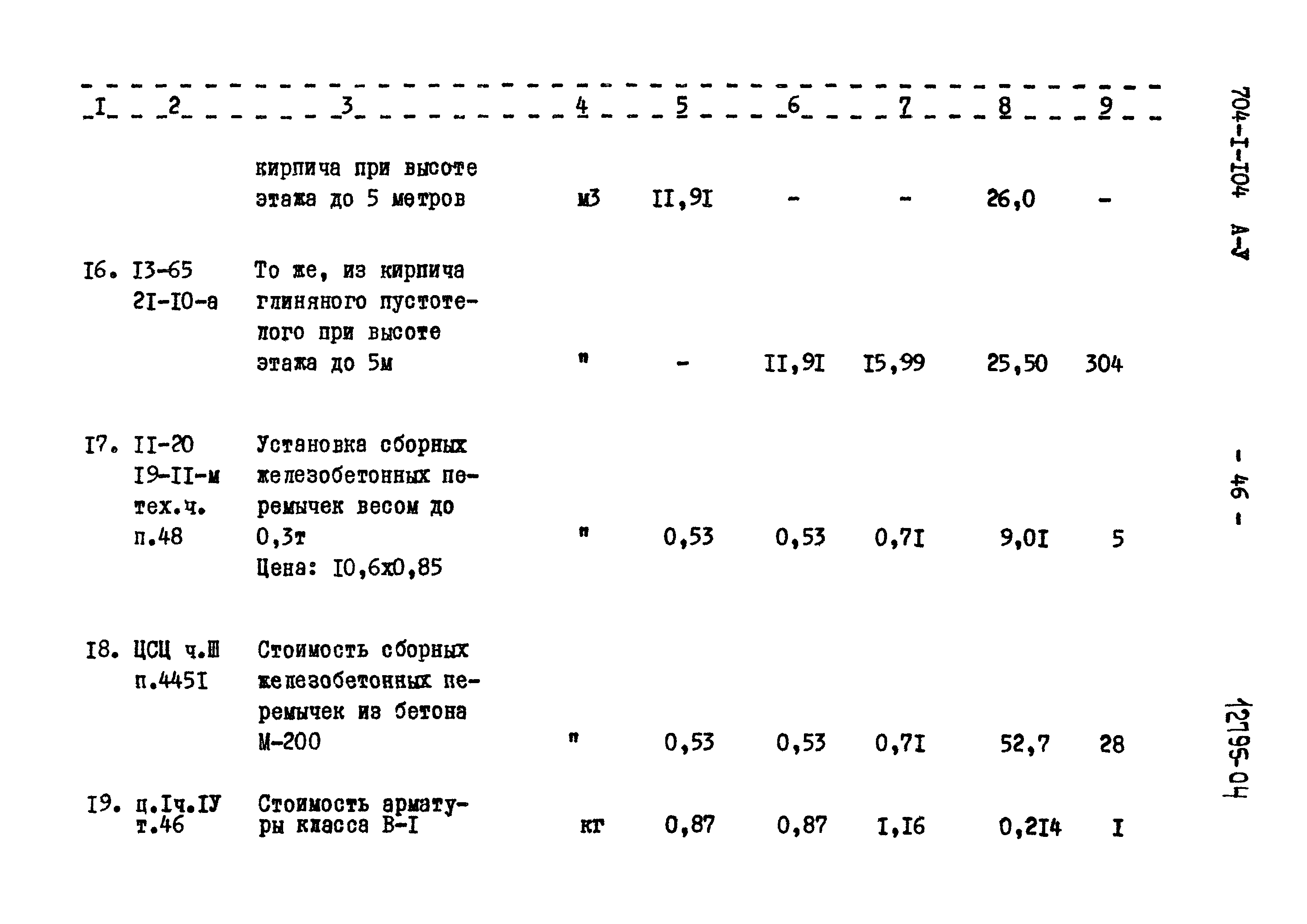 Типовой проект 704-1-104