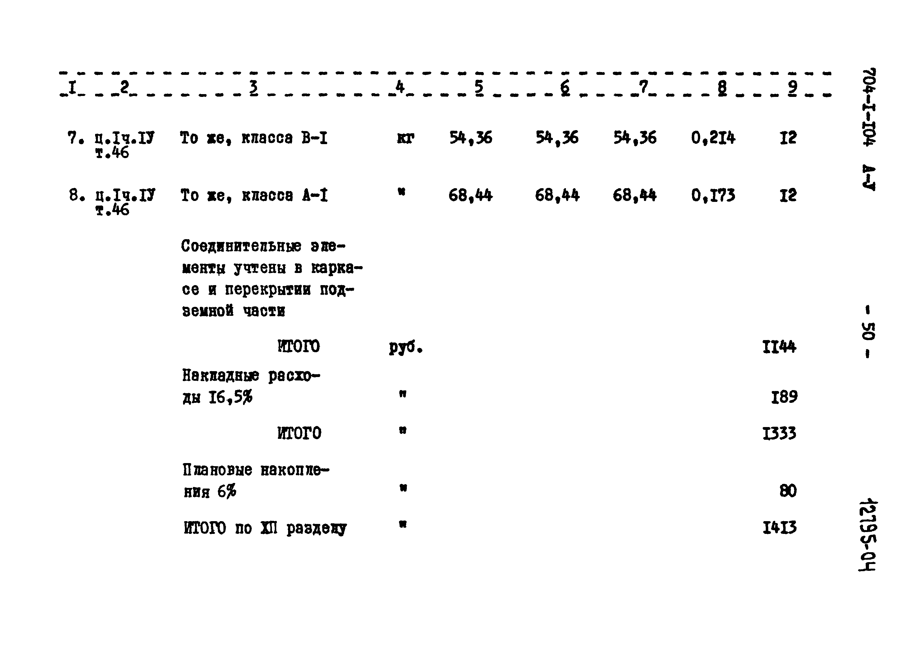 Типовой проект 704-1-104