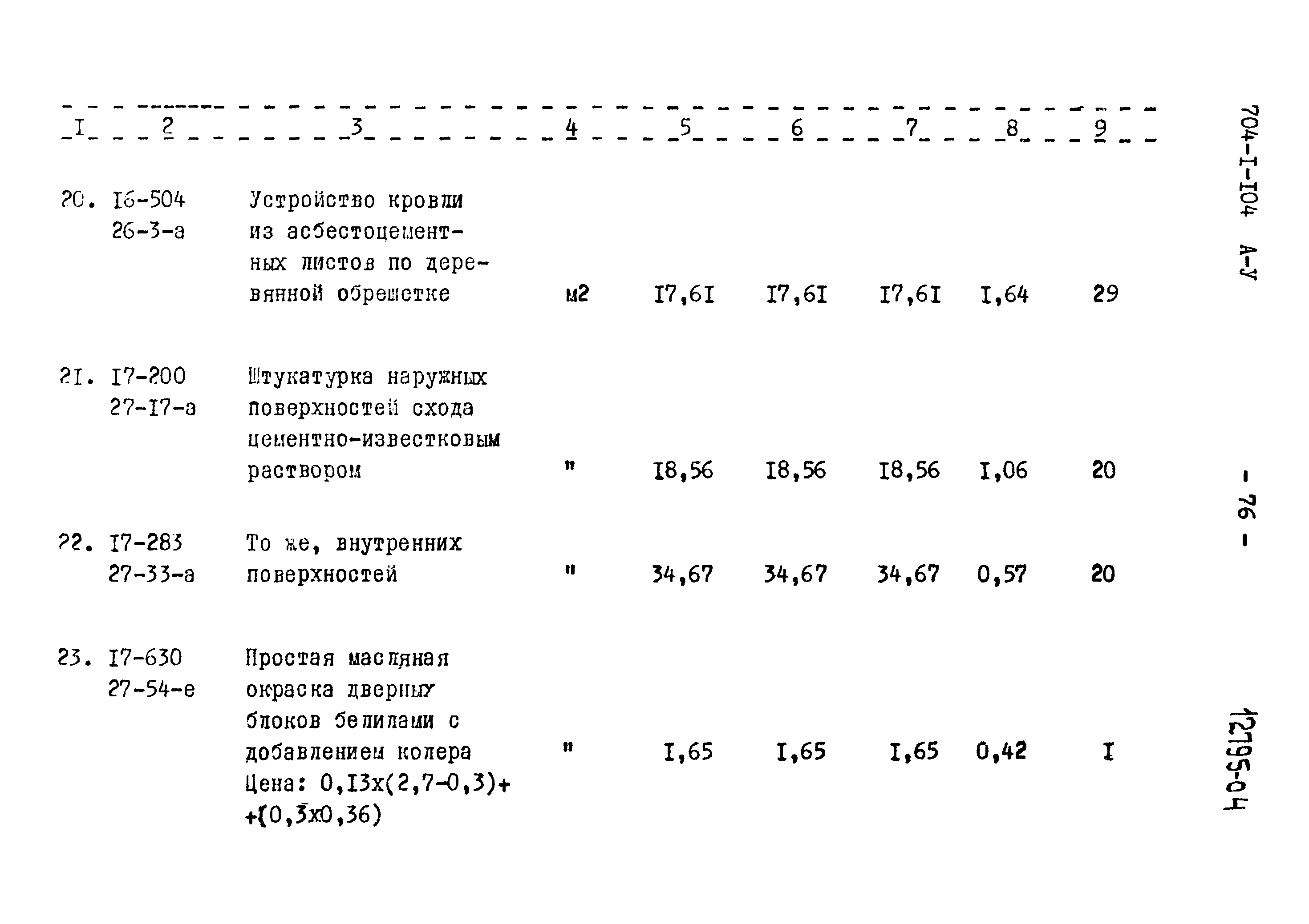 Типовой проект 704-1-104