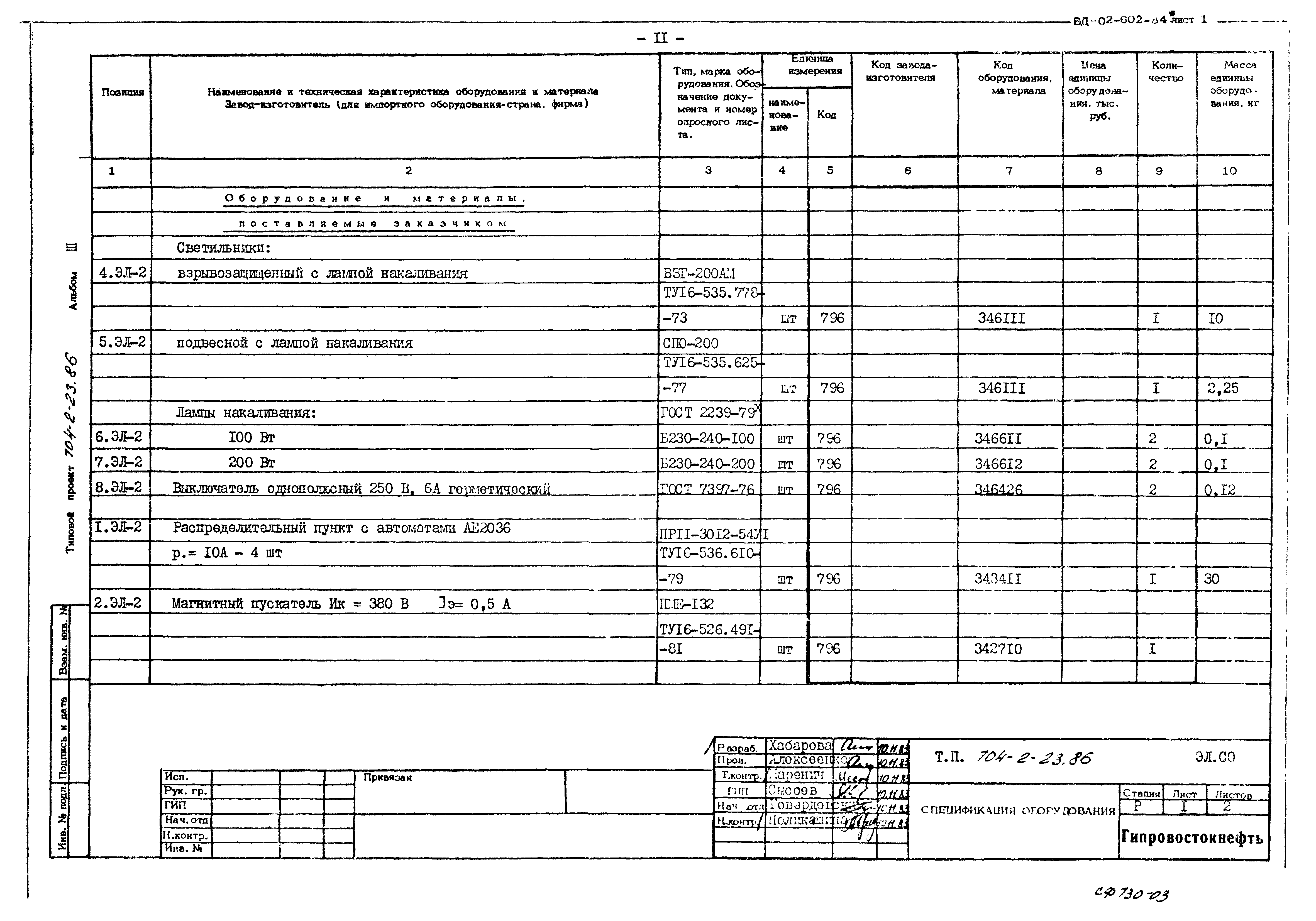 Типовой проект 704-2-23.86