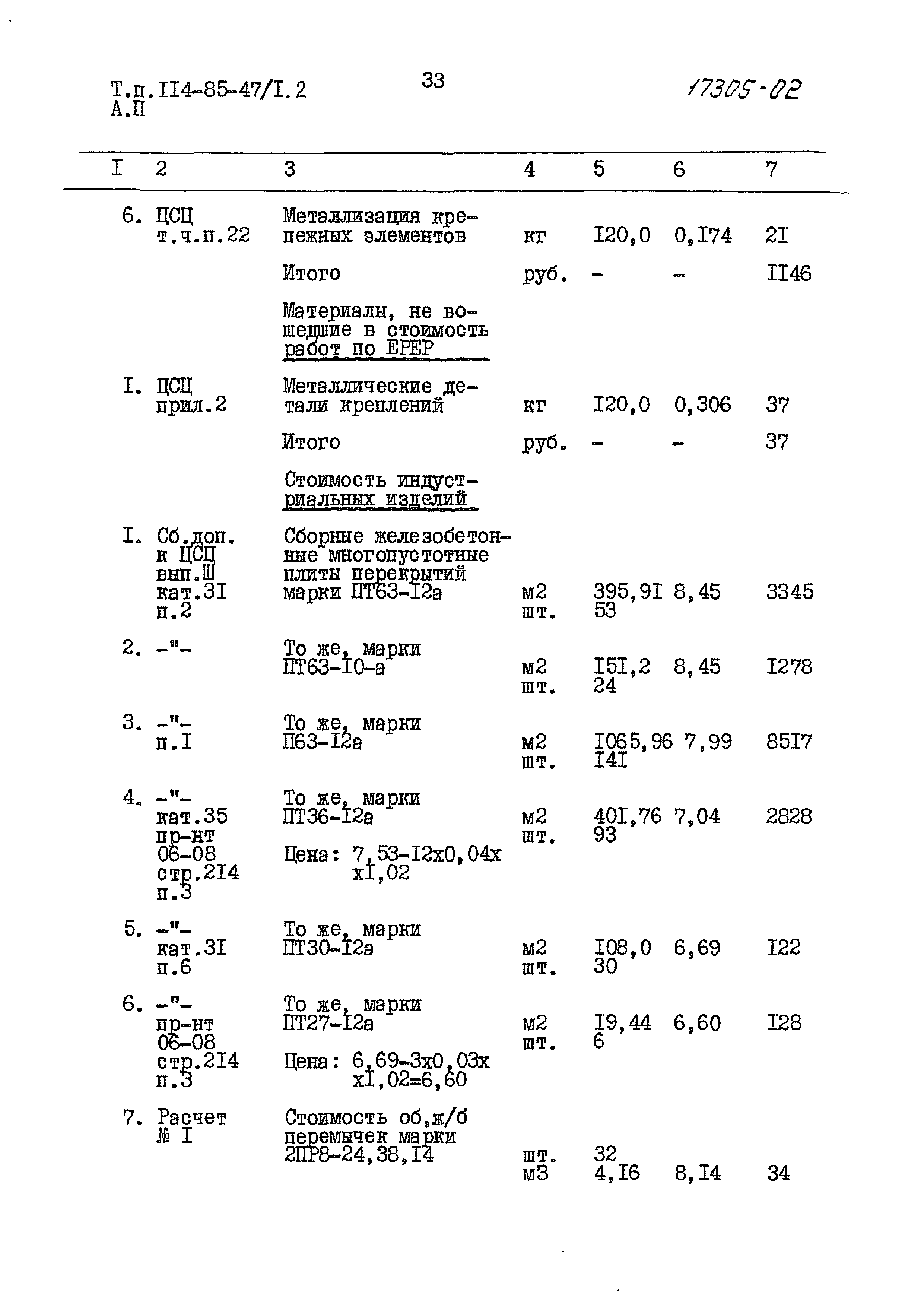 Типовой проект 114-85-47/1.2