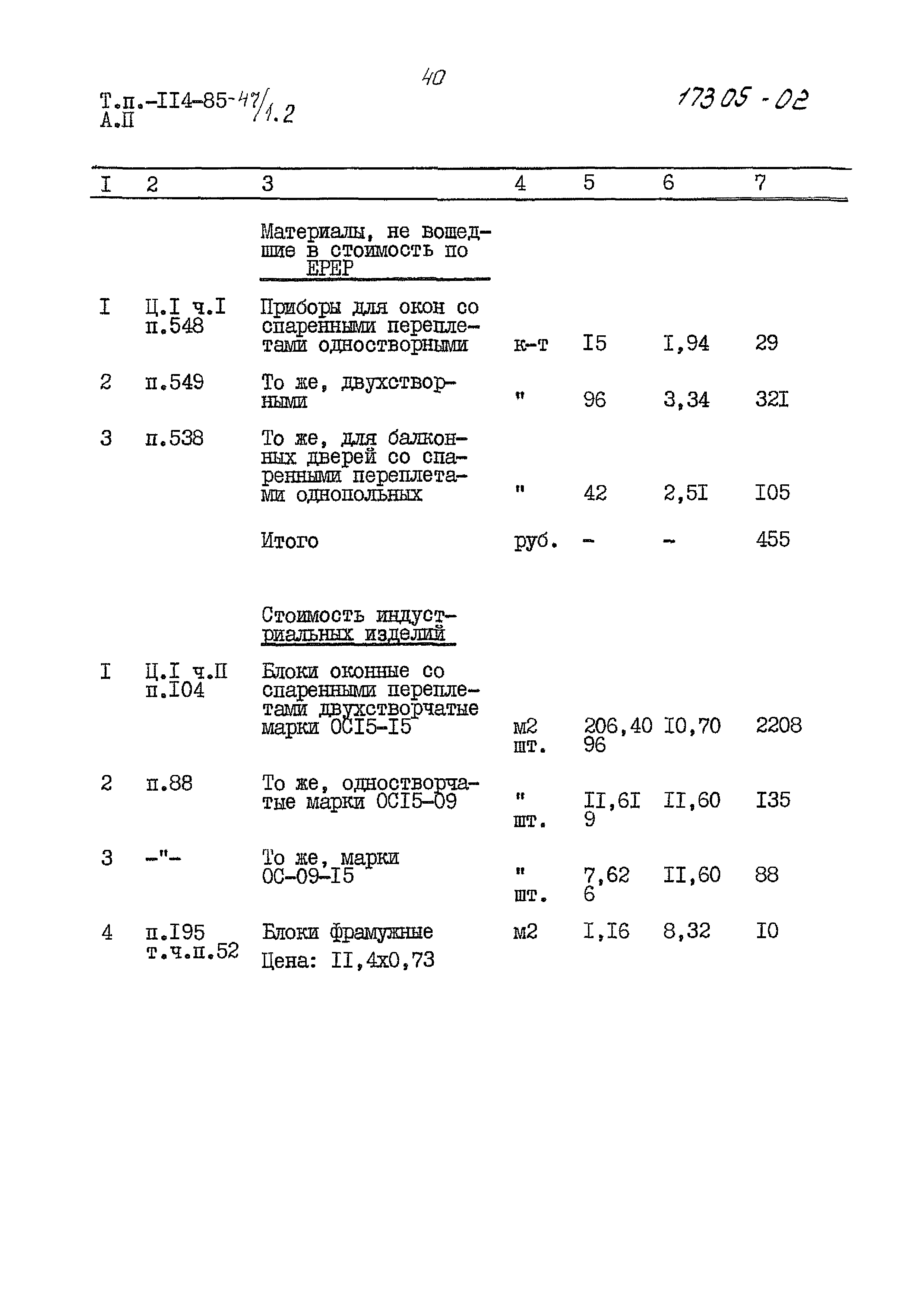 Типовой проект 114-85-47/1.2