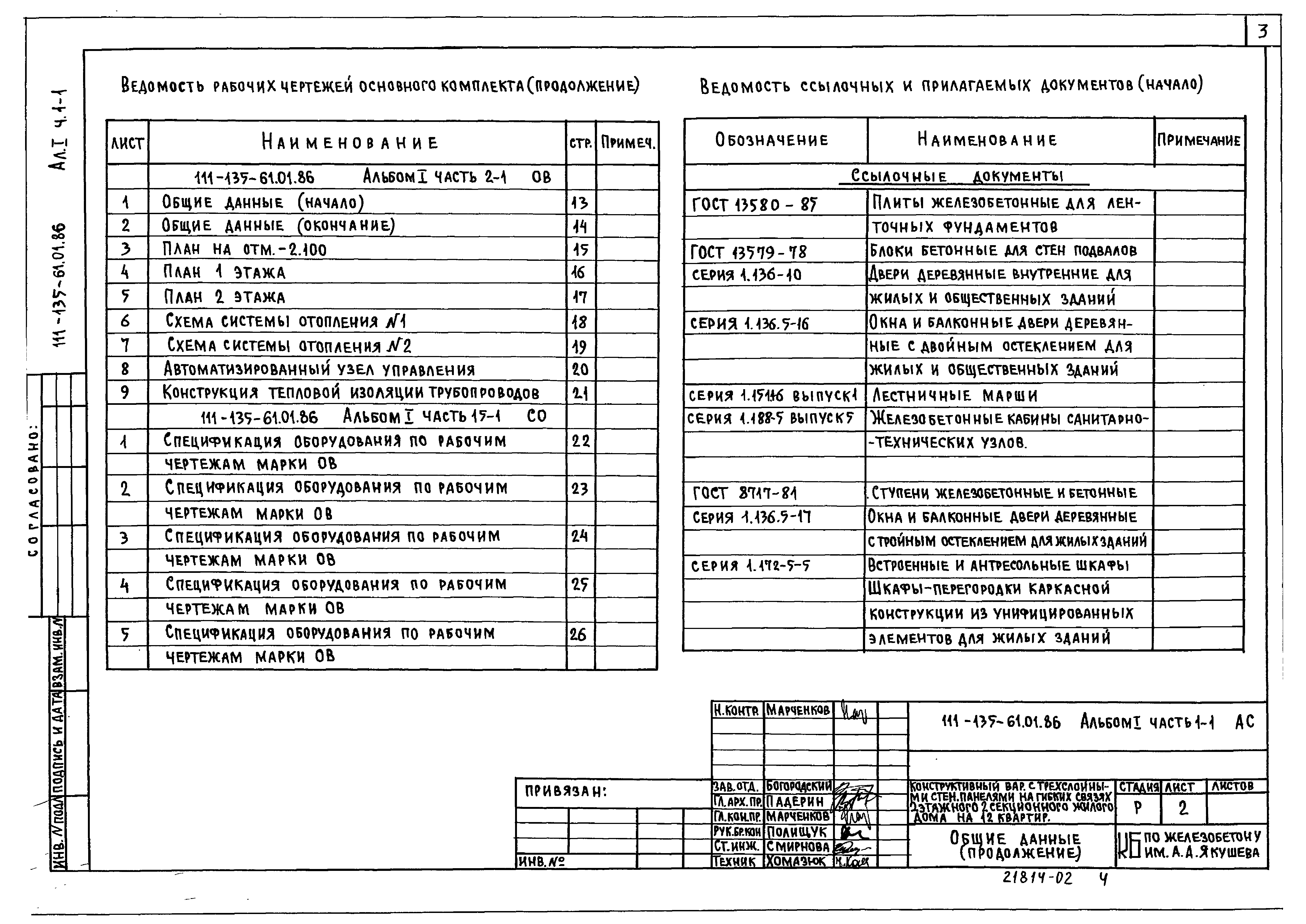 Типовой проект 111-135-61.01.86