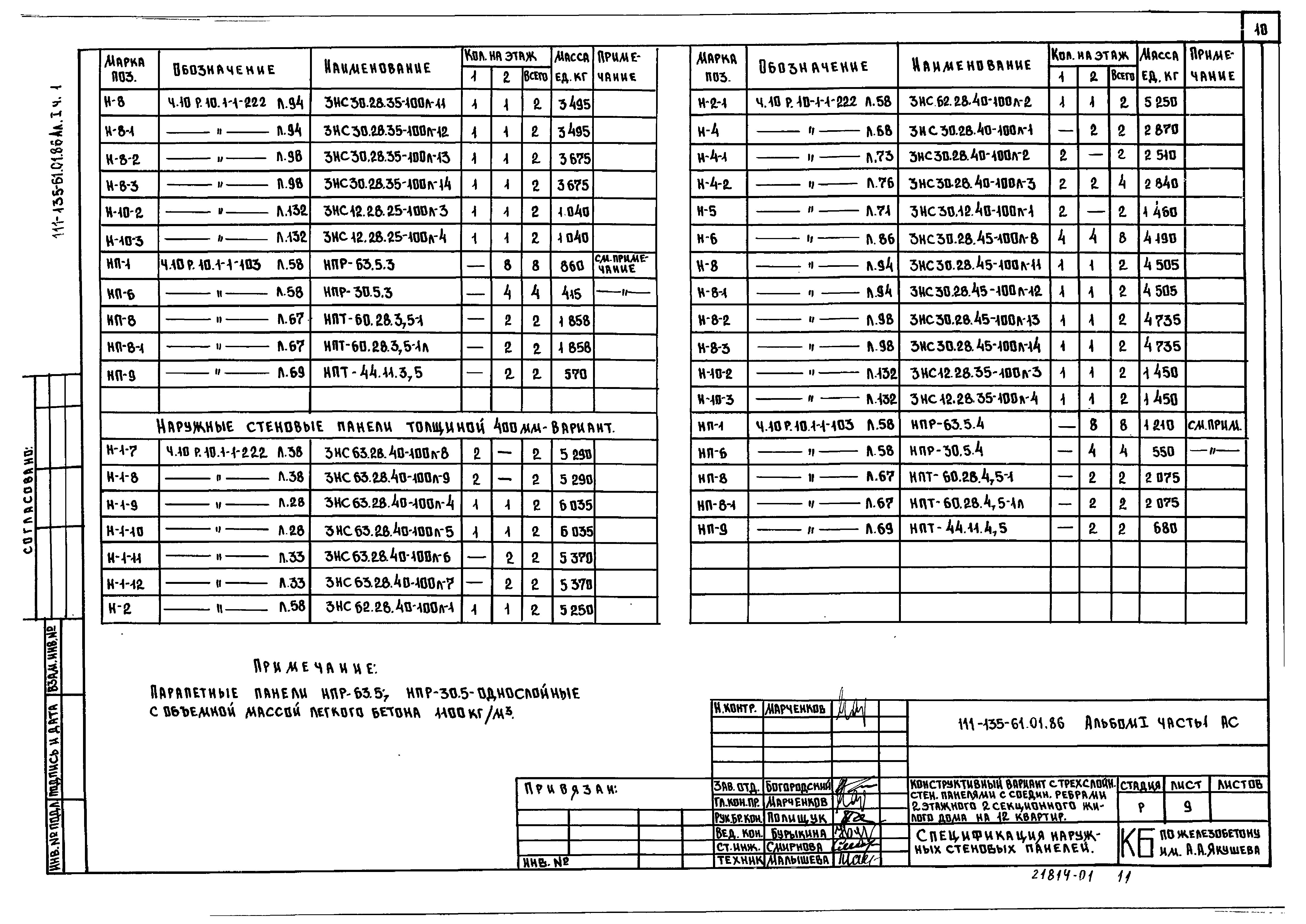 Типовой проект 111-135-61.01.86