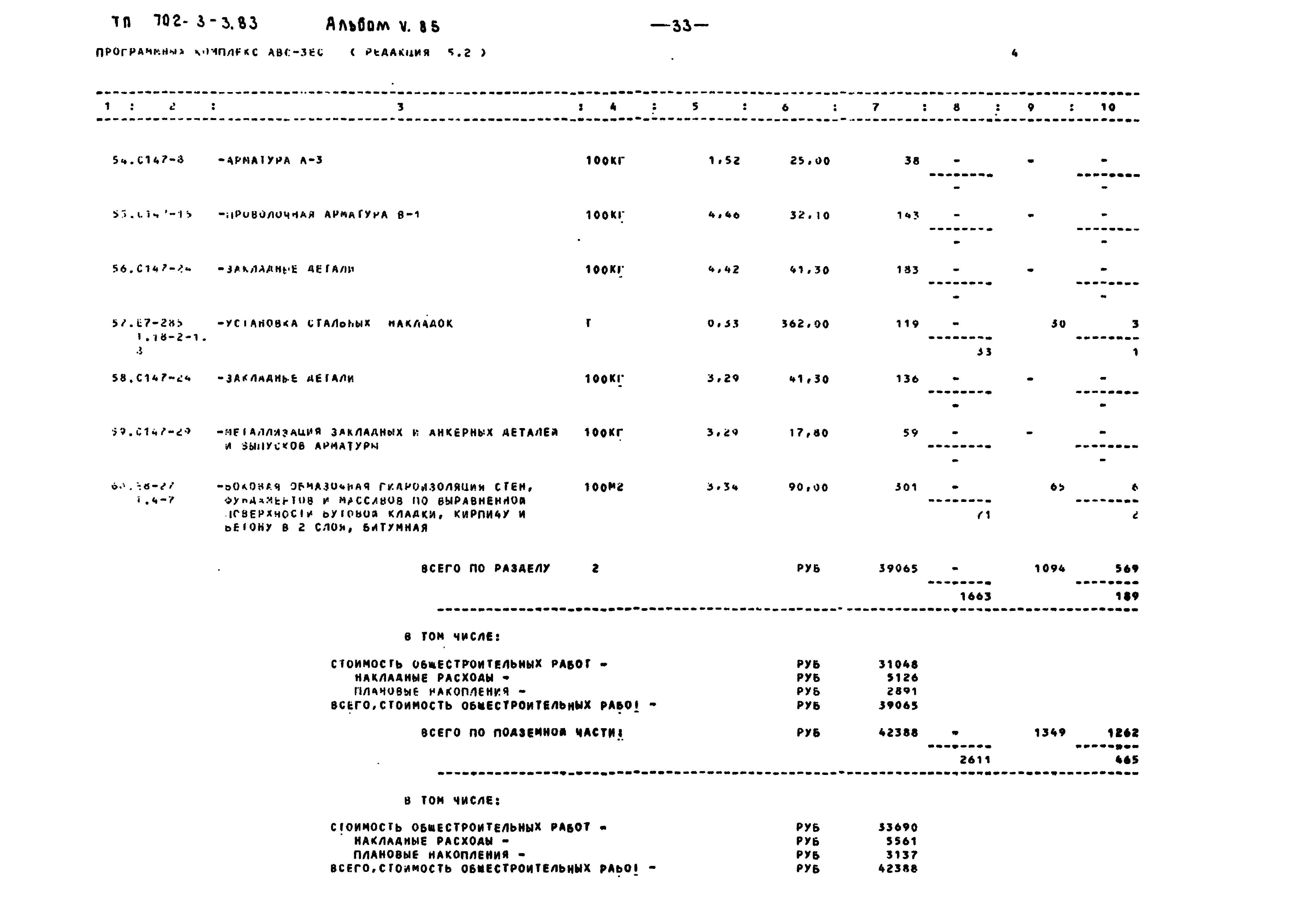 Типовой проект 702-3-3.83