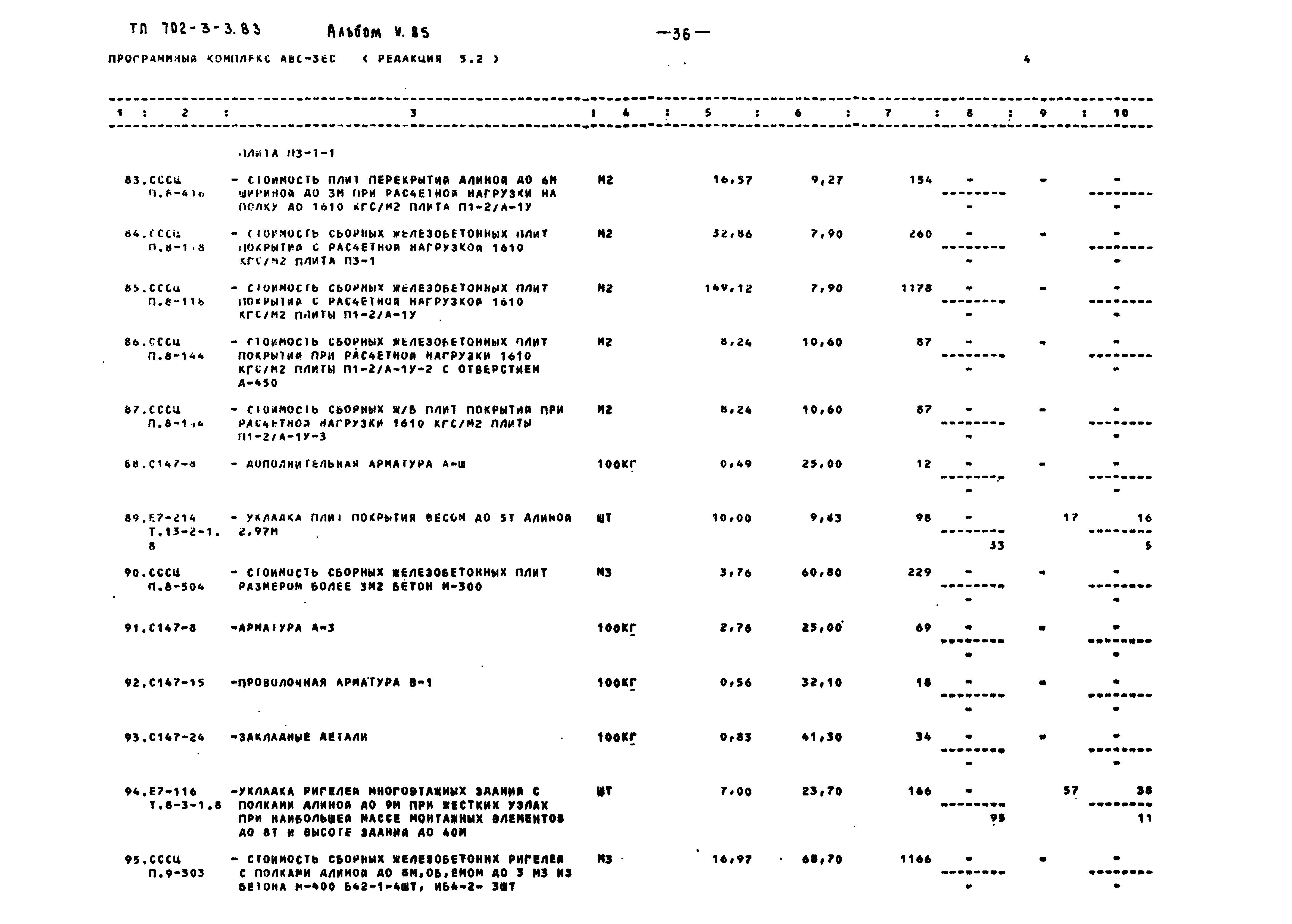 Типовой проект 702-3-3.83