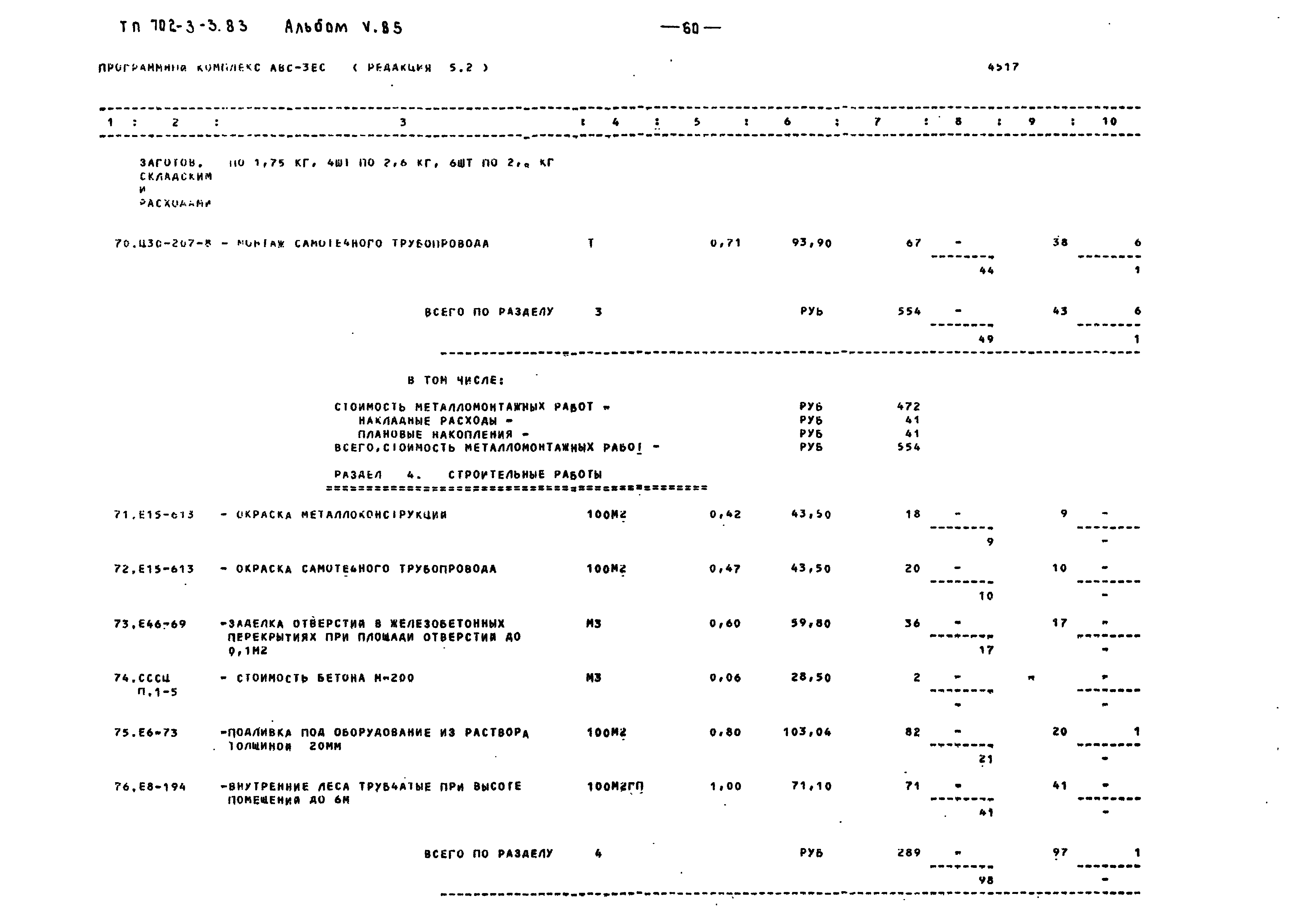 Типовой проект 702-3-3.83