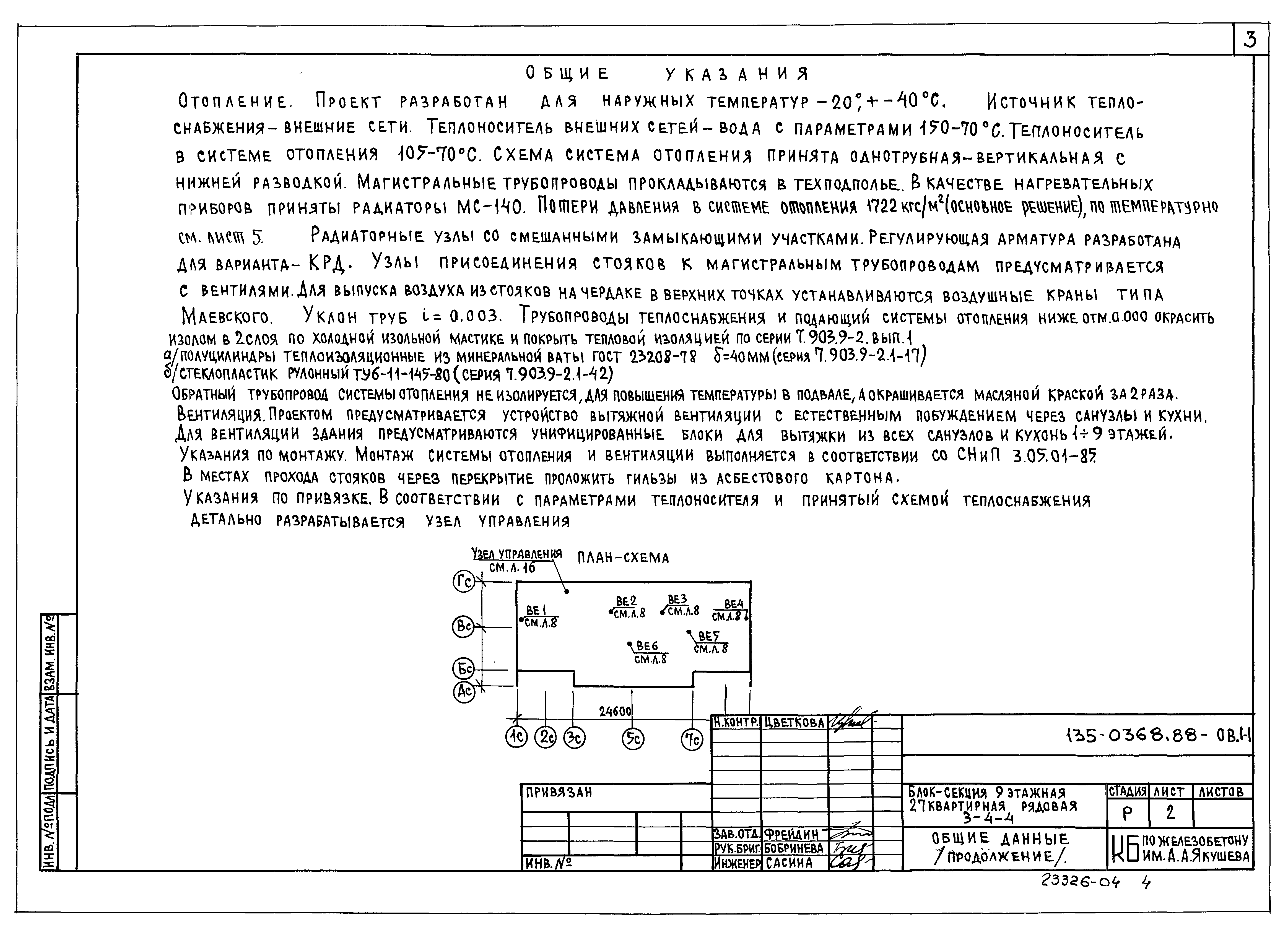 Типовой проект 135-0368.88