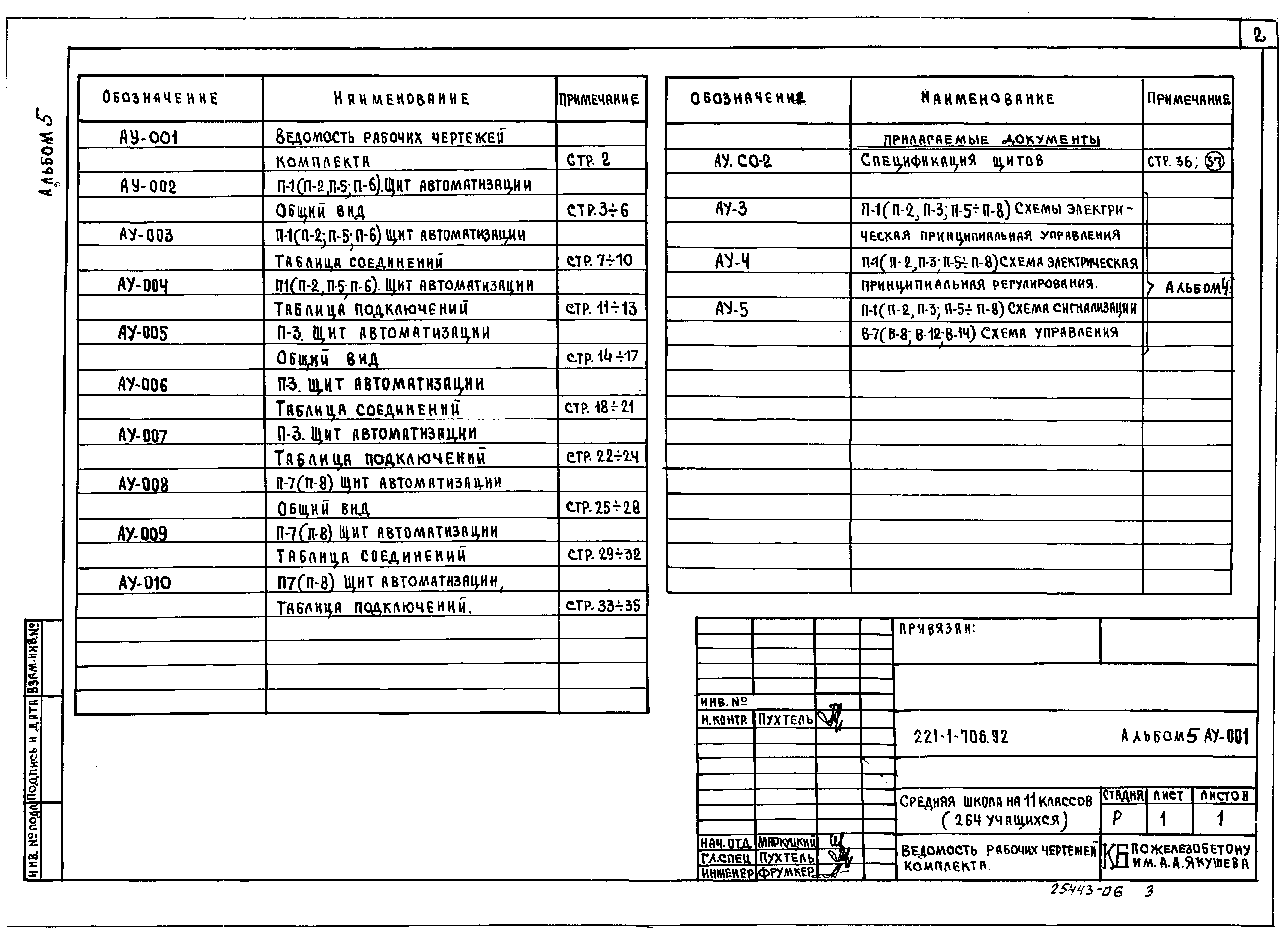 Типовой проект 221-1-706.92