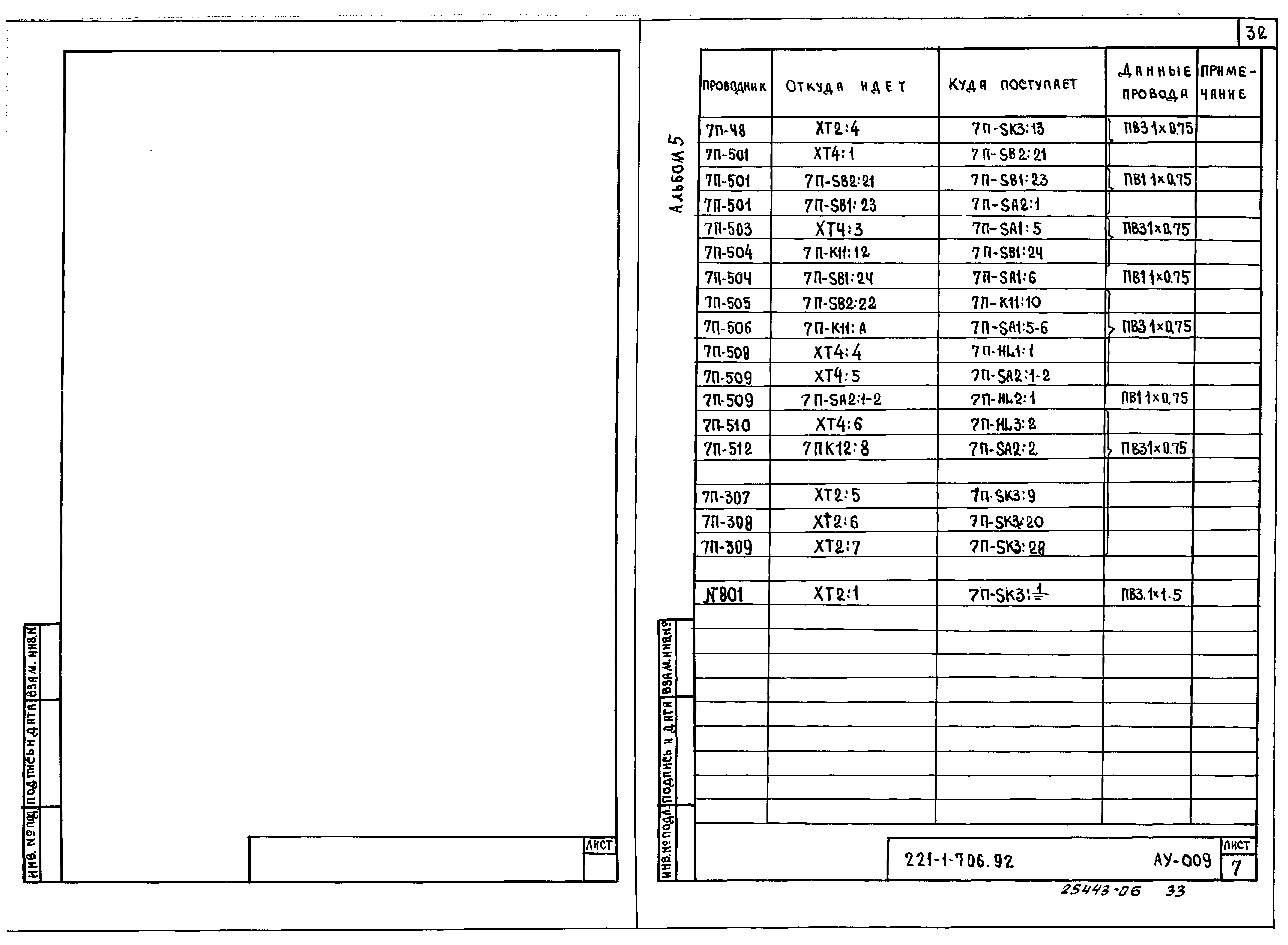 Типовой проект 221-1-706.92