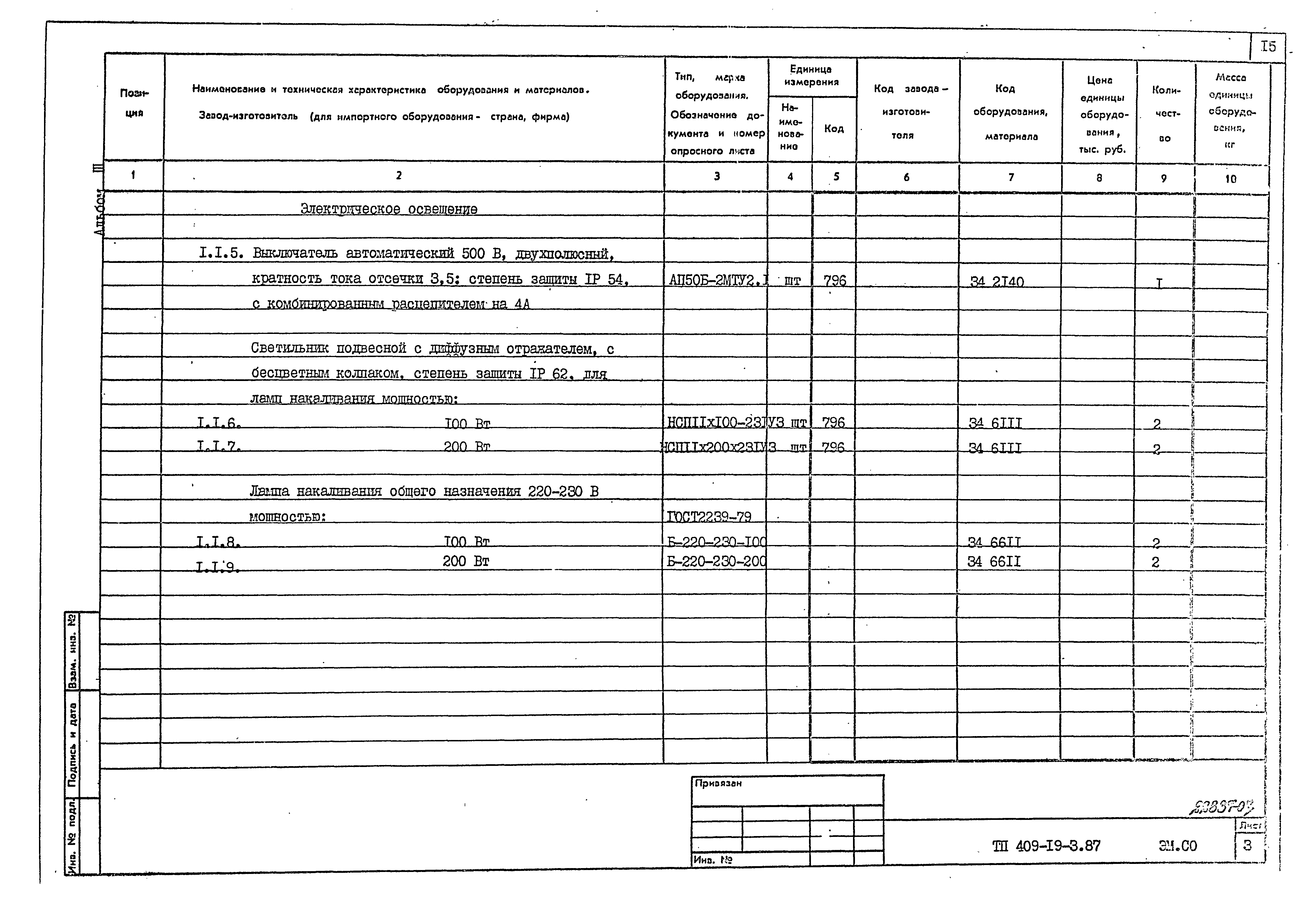 Типовой проект 409-19-3.87