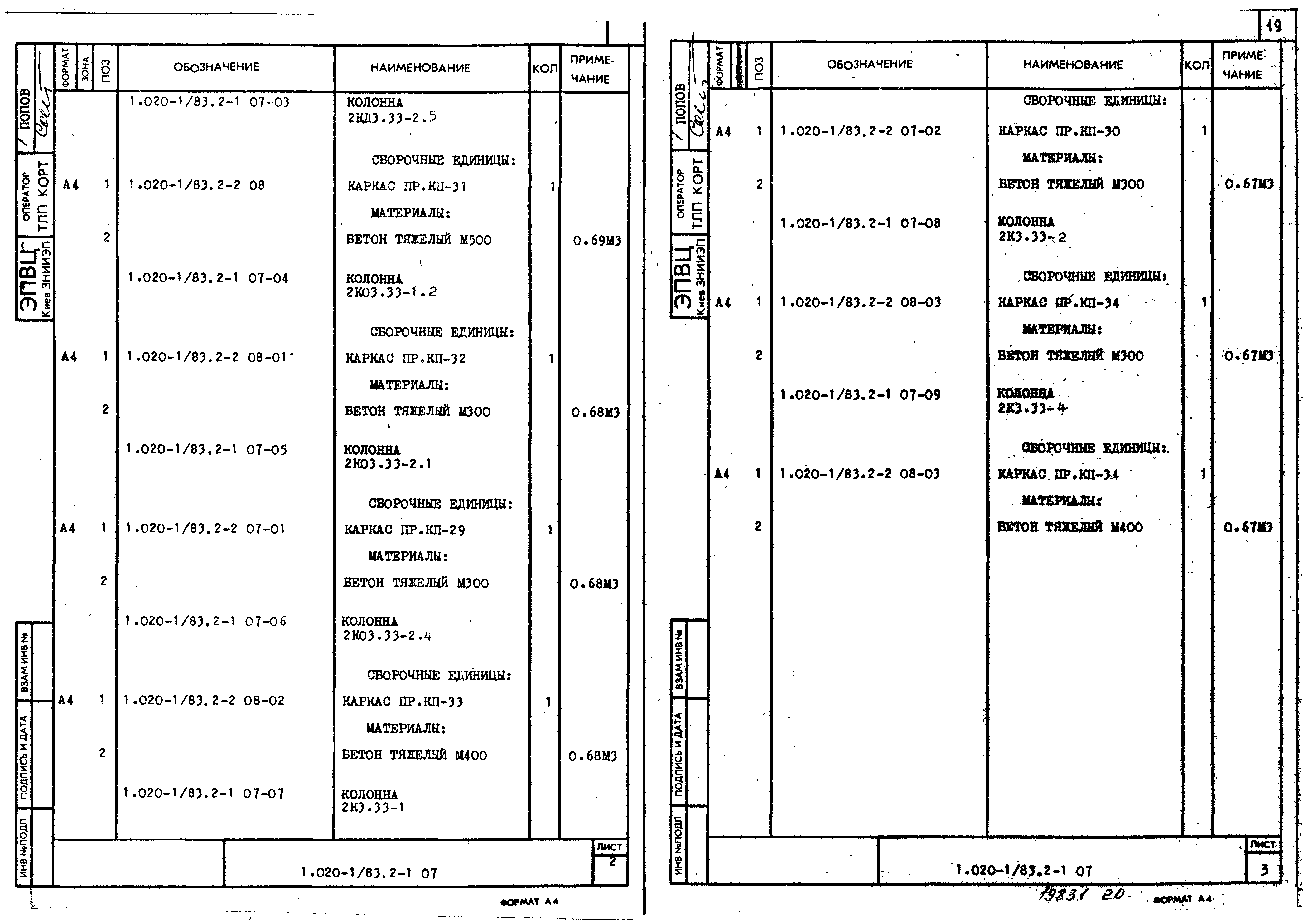 Серия 1.020-1/83