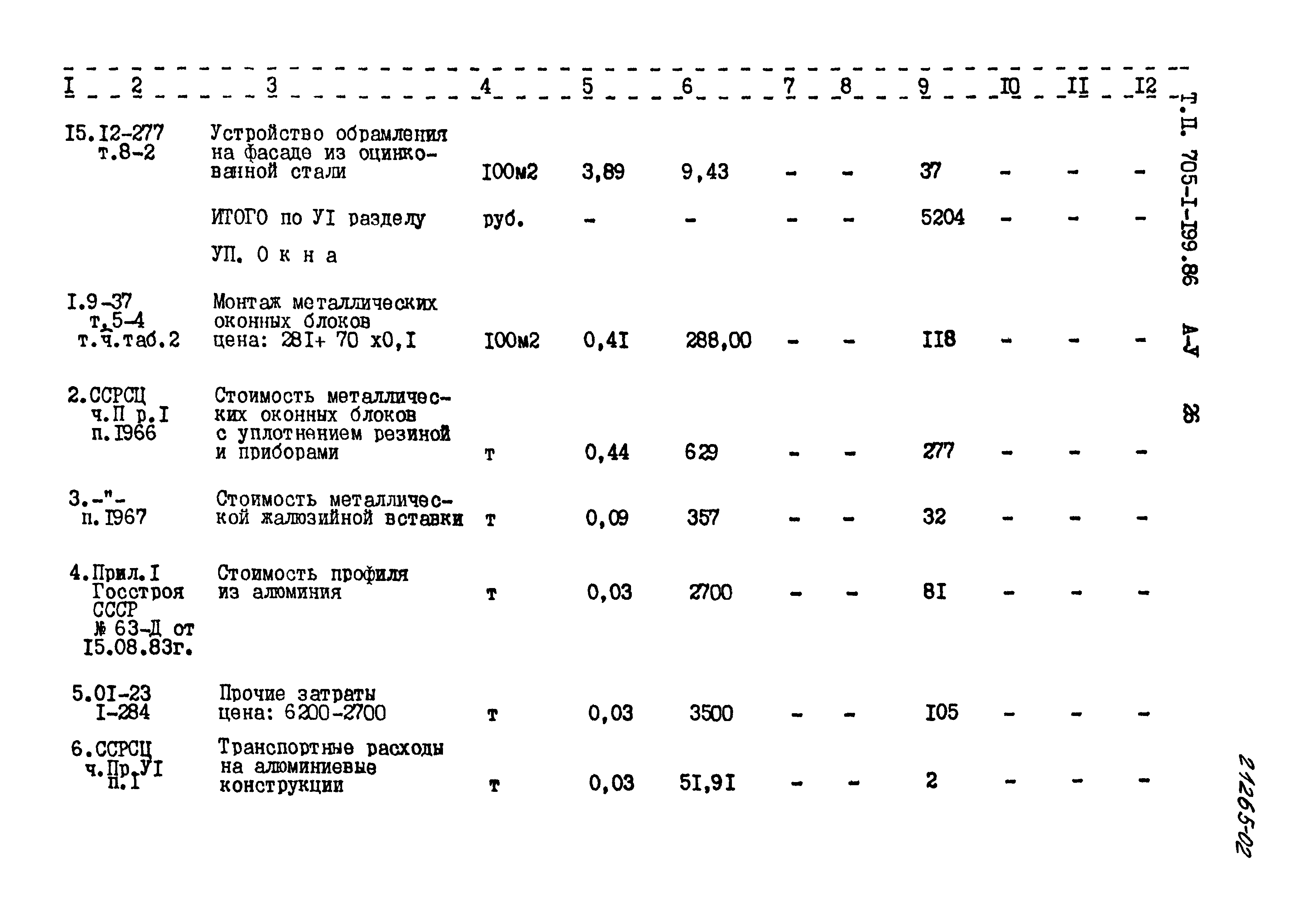 Типовой проект 705-1-199.86