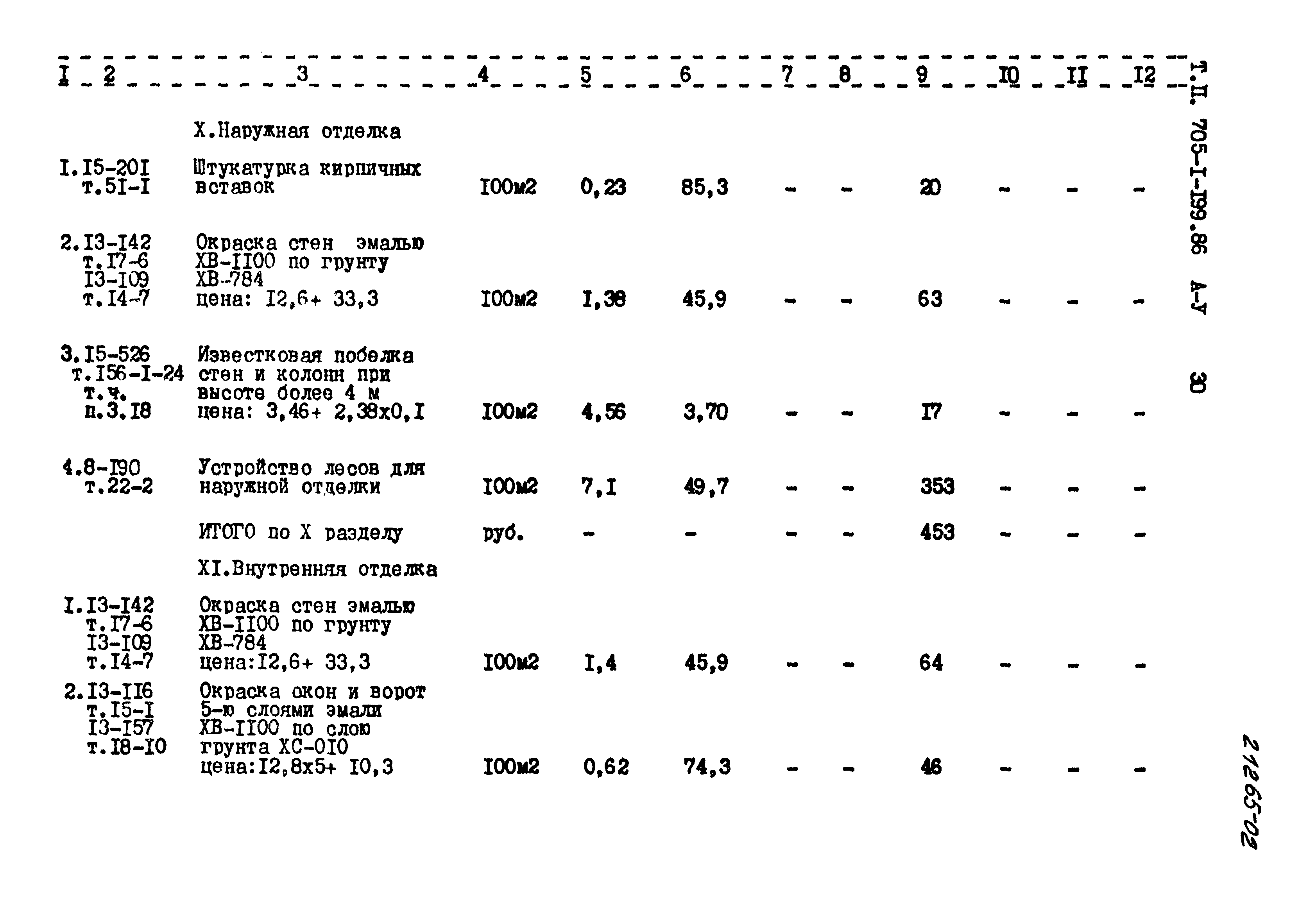 Типовой проект 705-1-199.86