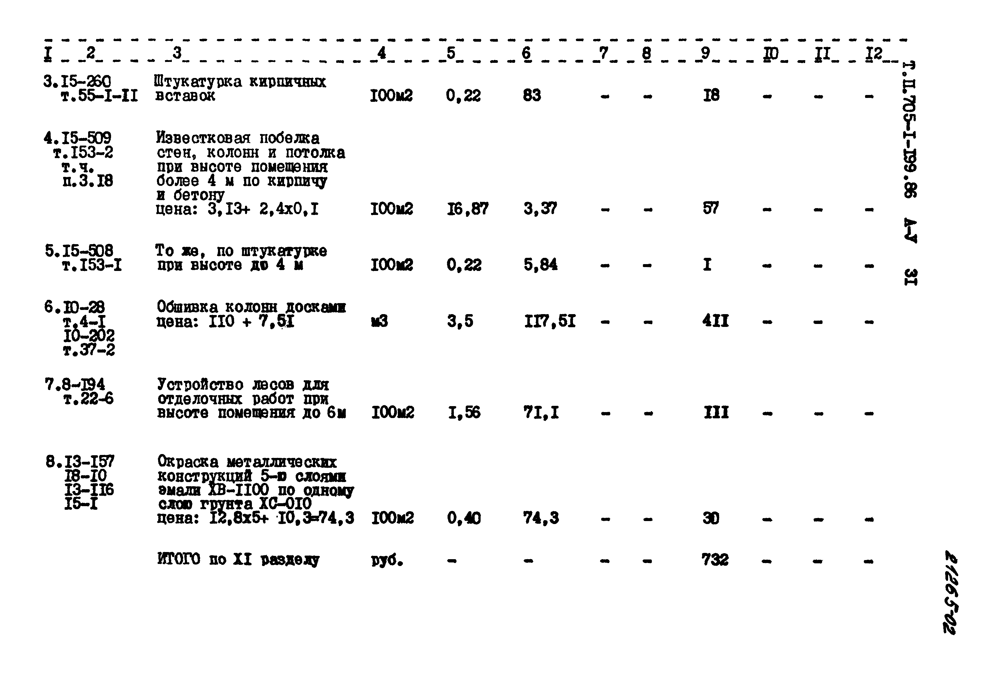 Типовой проект 705-1-199.86