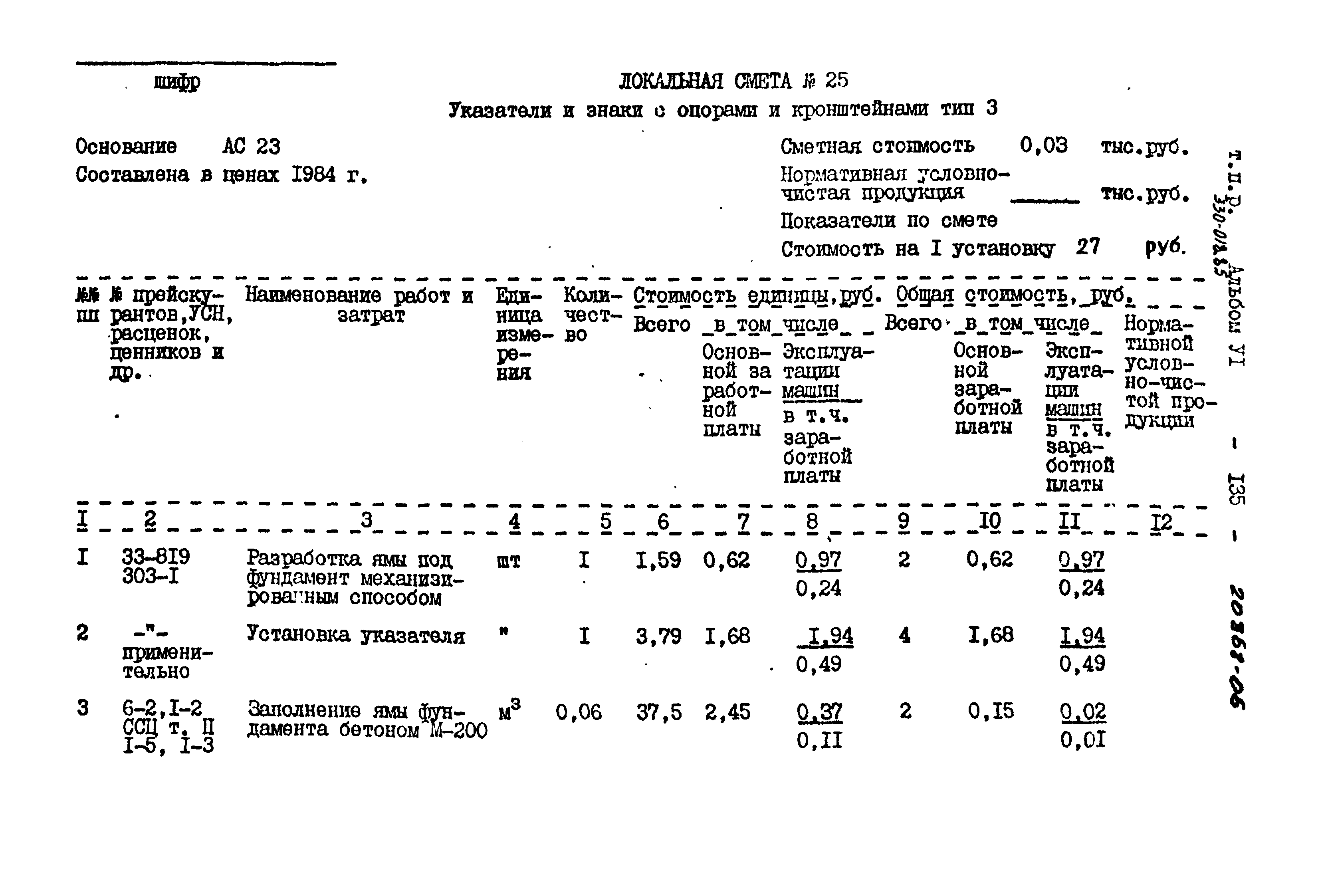 Типовой проект 330-018.85