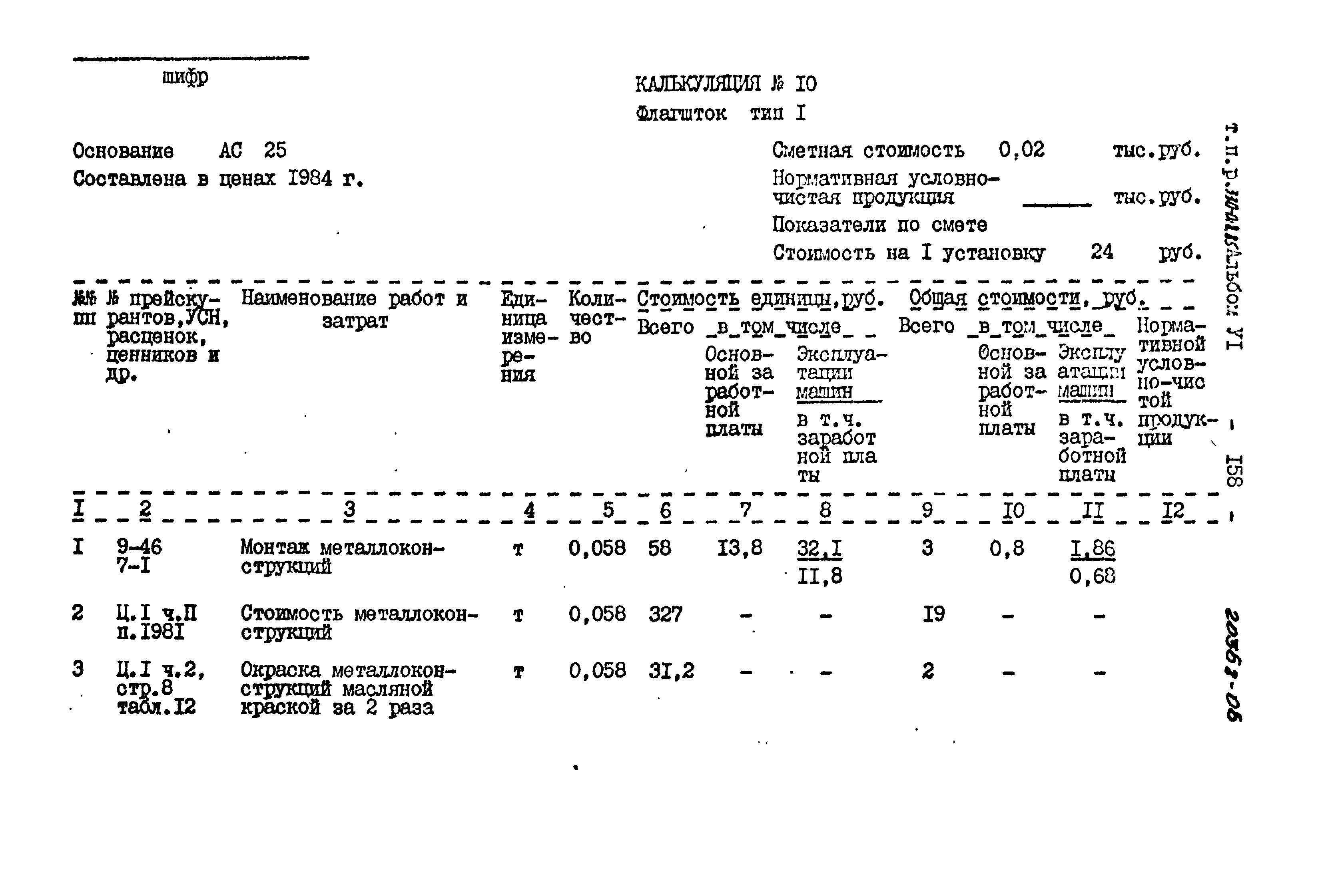 Типовой проект 330-018.85