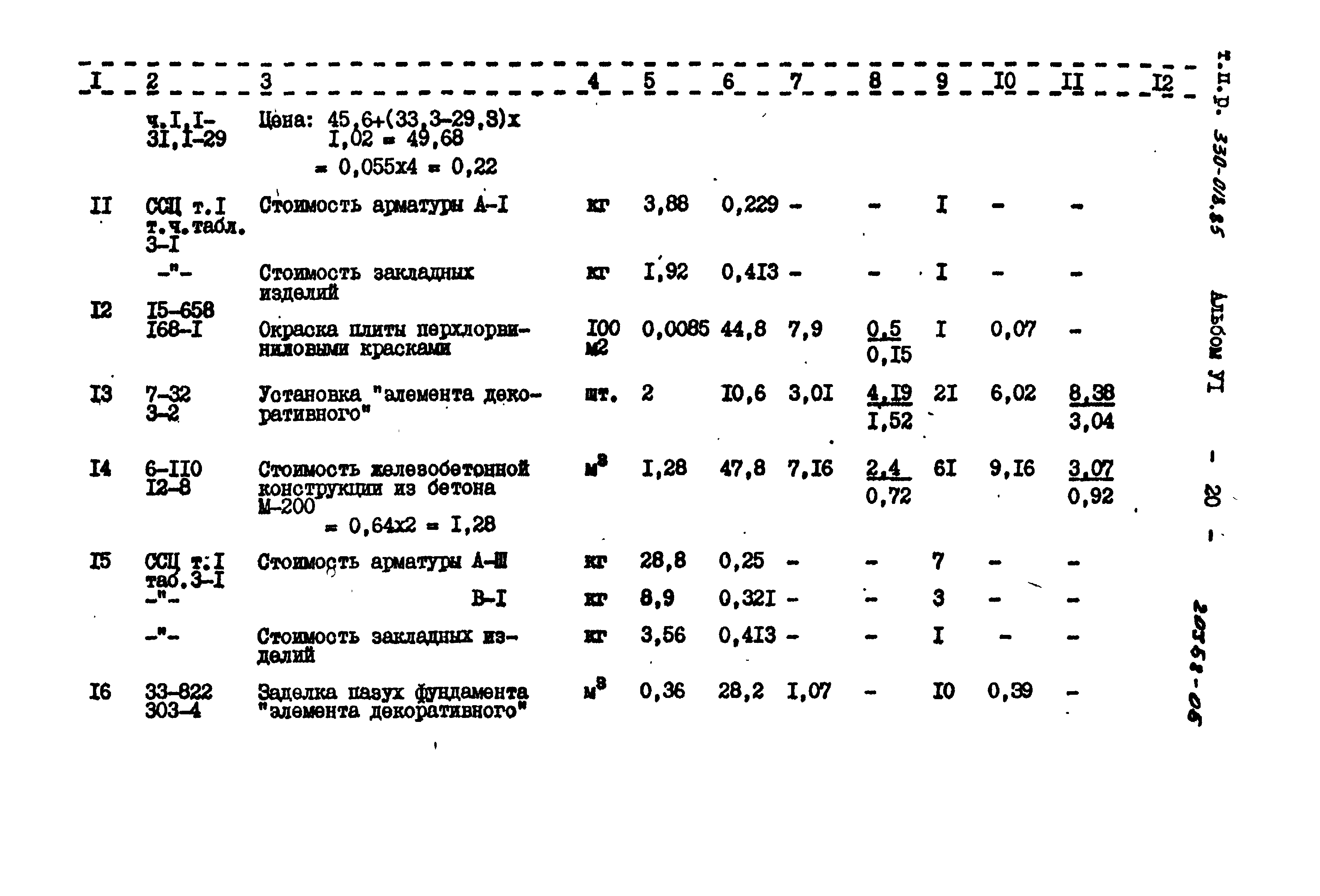 Типовой проект 330-018.85