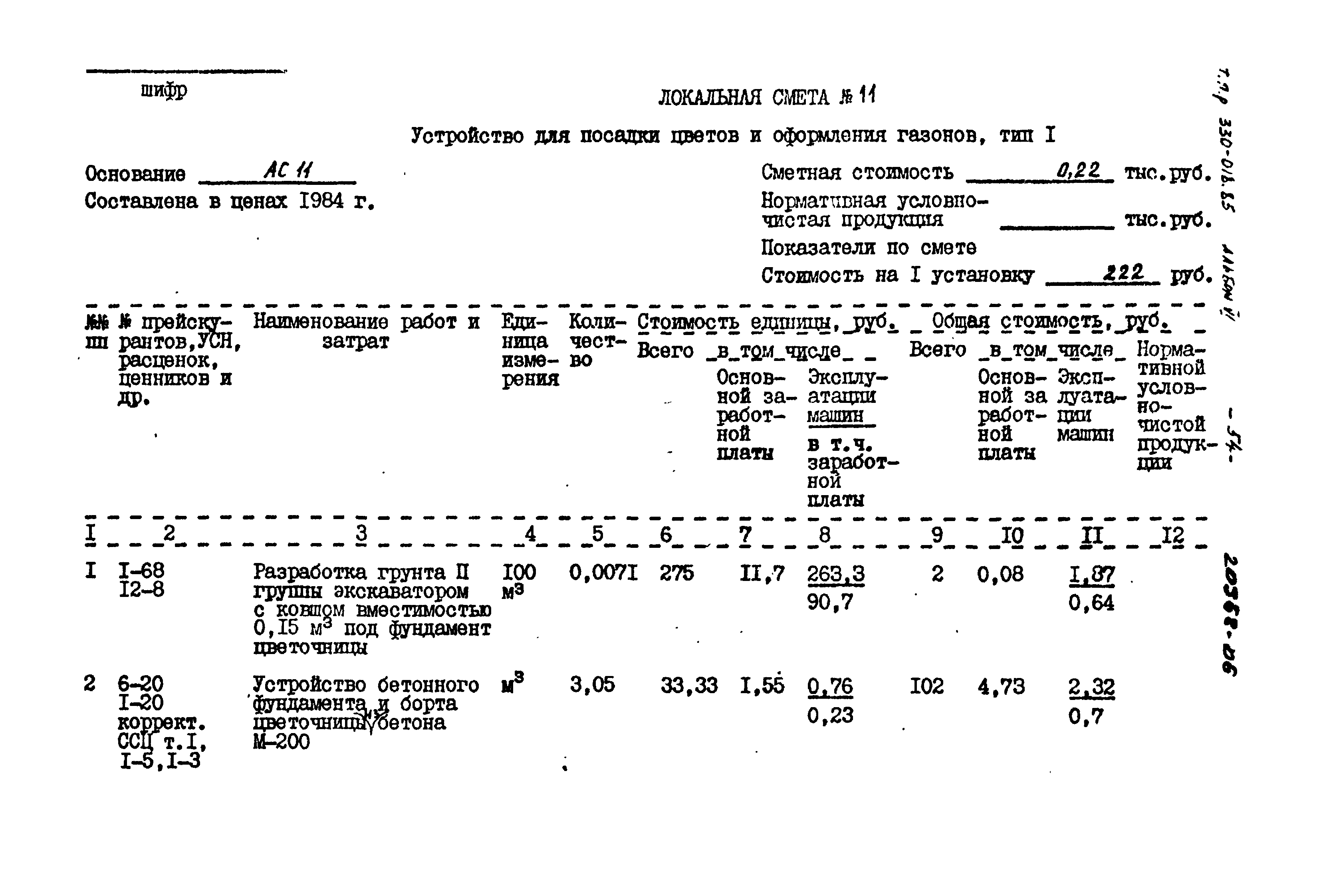 Типовой проект 330-018.85